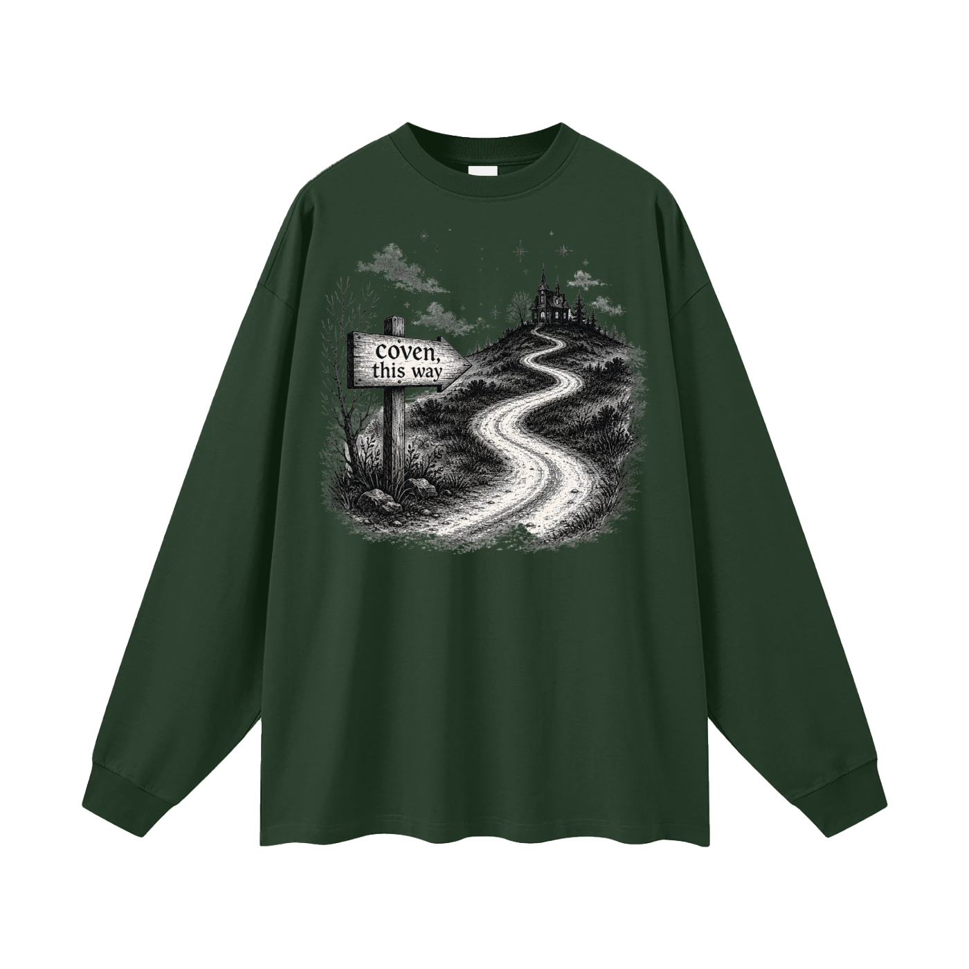Coven This Way Oversized Long Sleeve Tee
