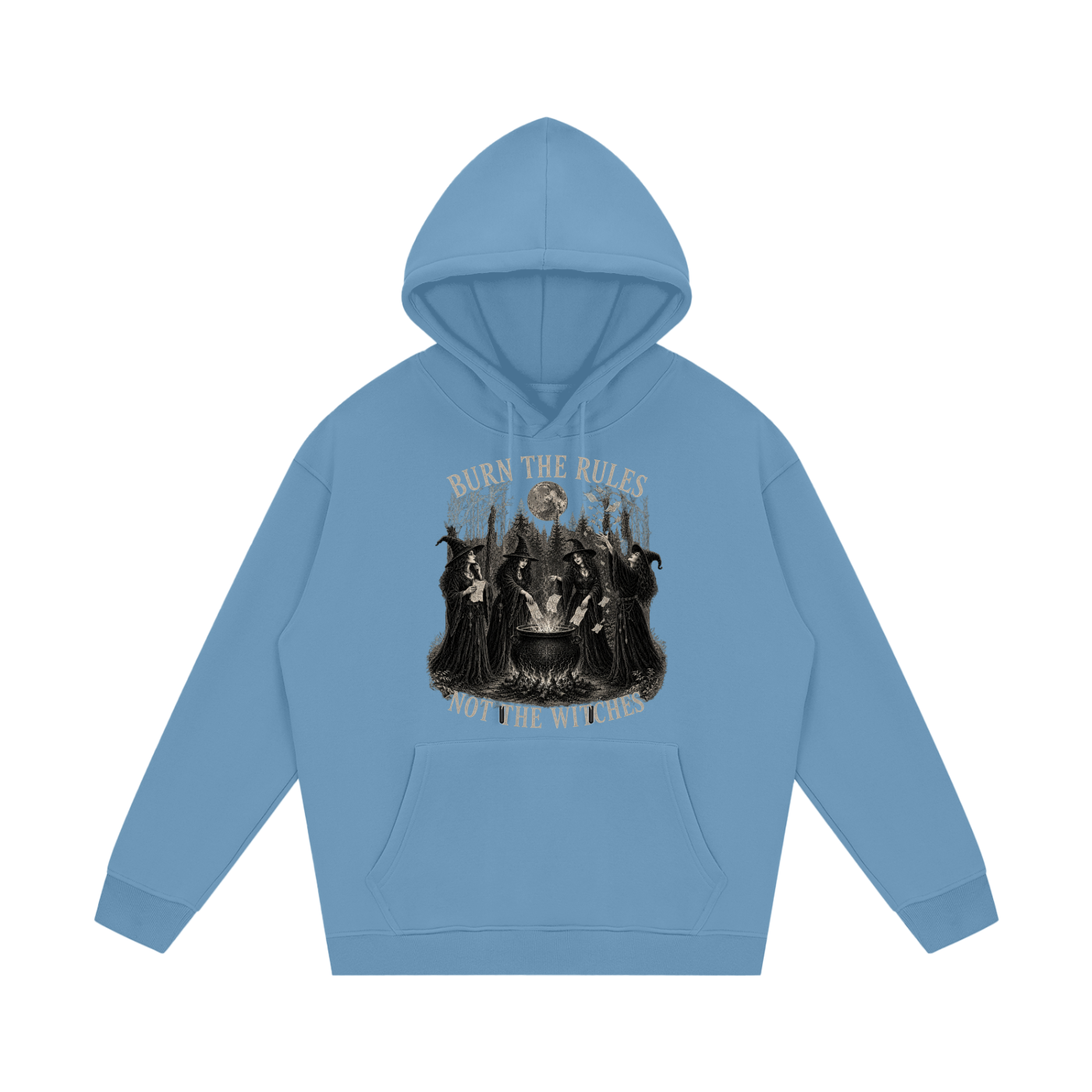 Burn The Rules Not The Witches Fleece Hoodie
