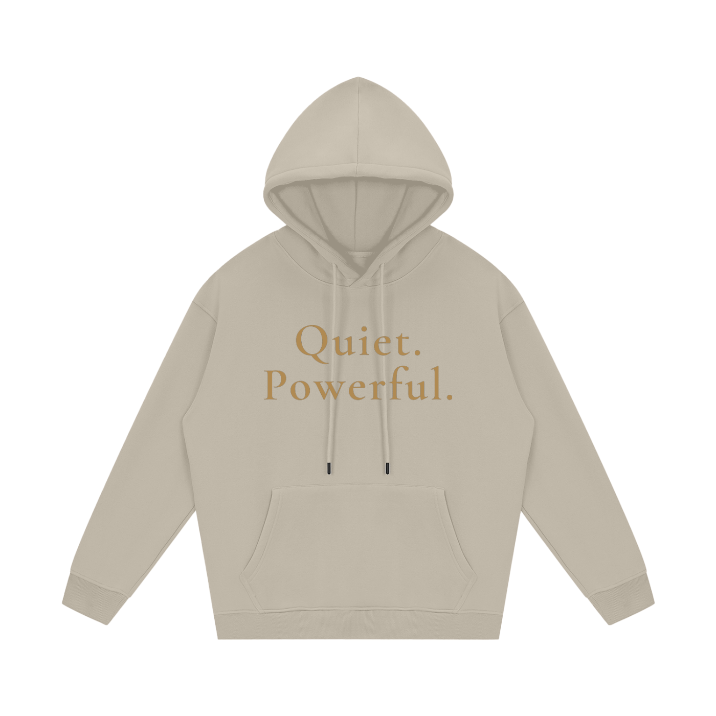 Quiet.  Powerful. Fleece Hoodie