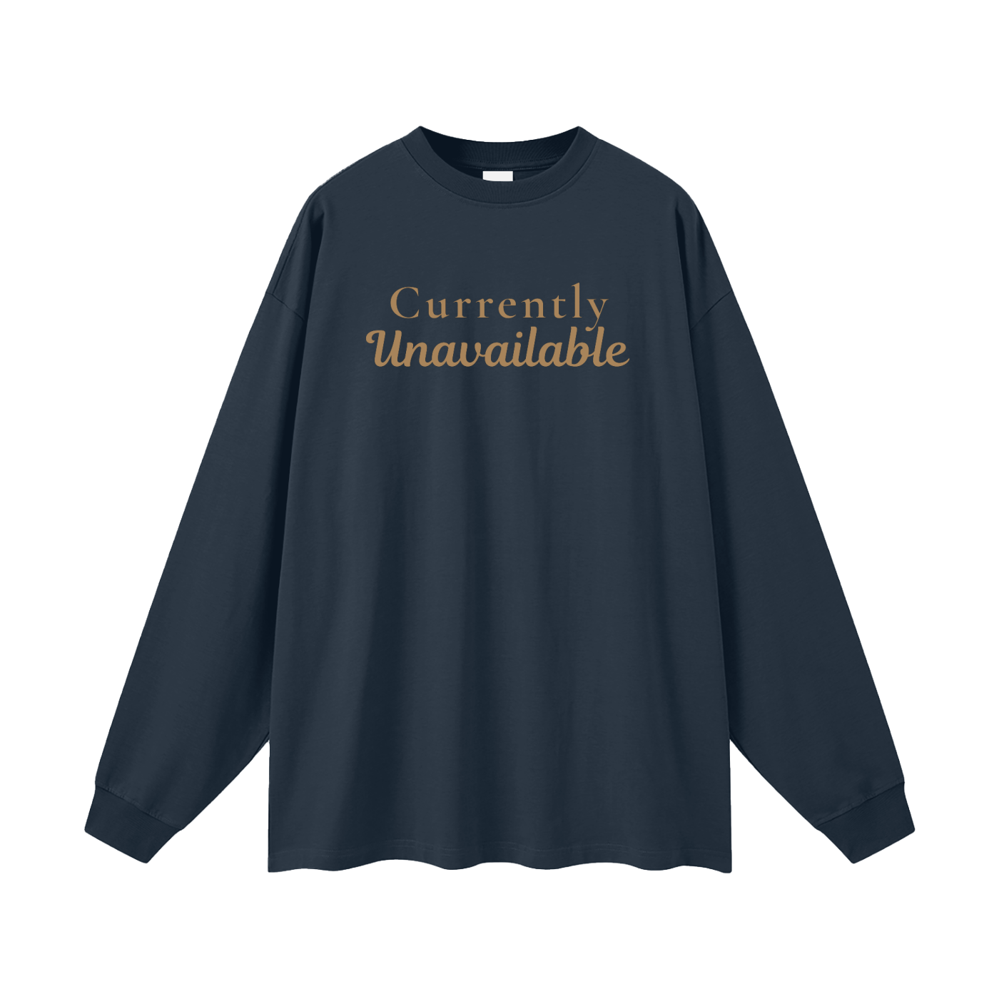 Currently Unavailable Oversized Long Sleeve Tee