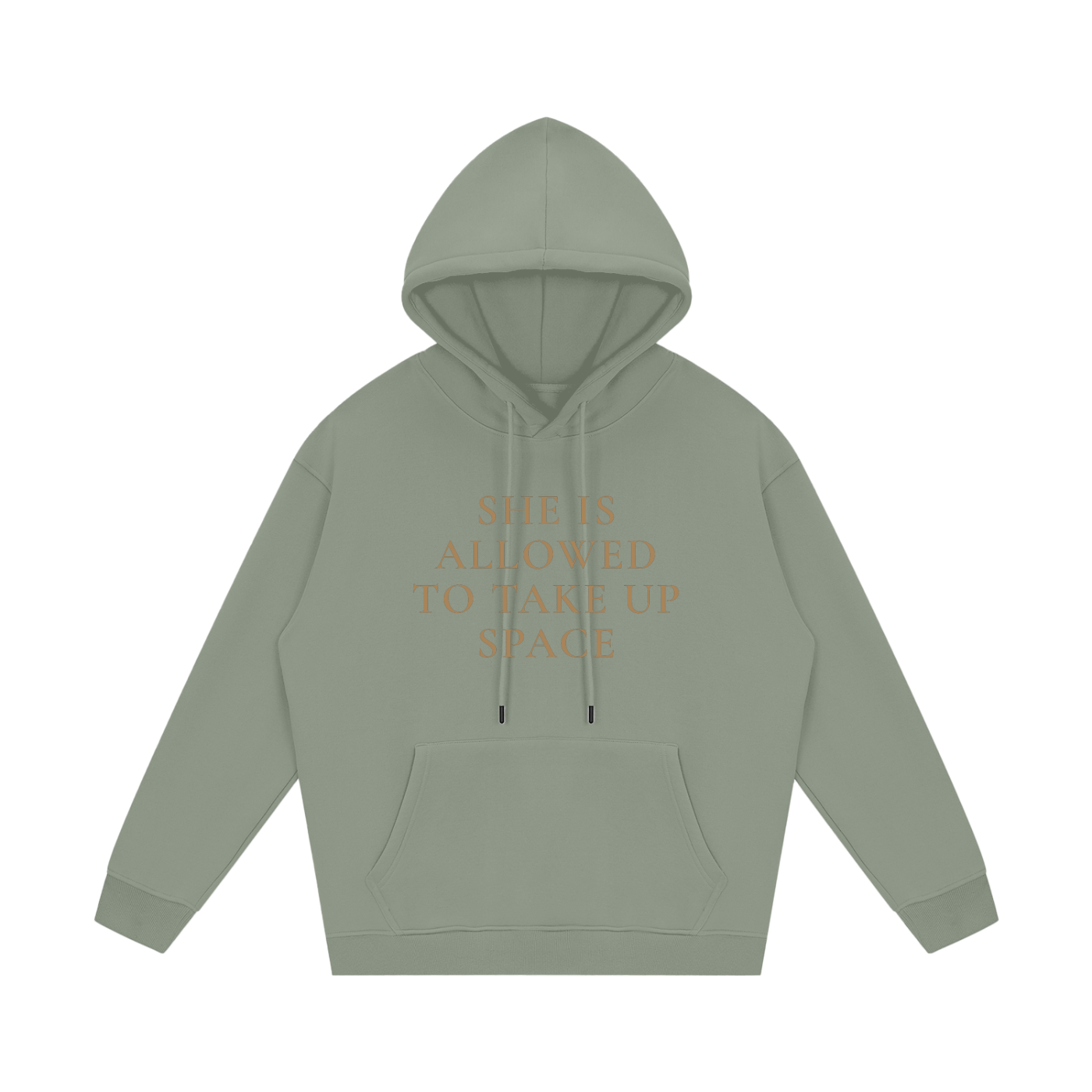 She Is Allowed To Take Up Space Fleece Hoodie