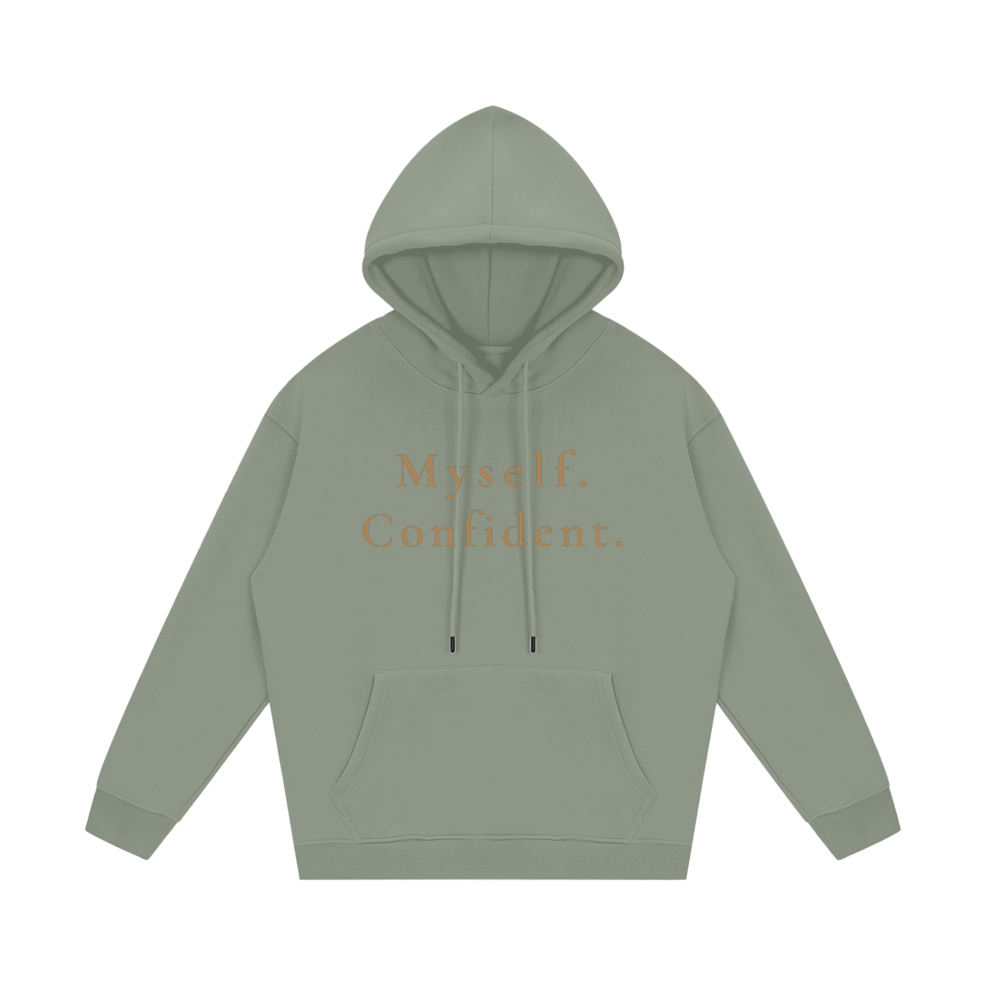 Myself. Confident. Fleece Hoodie