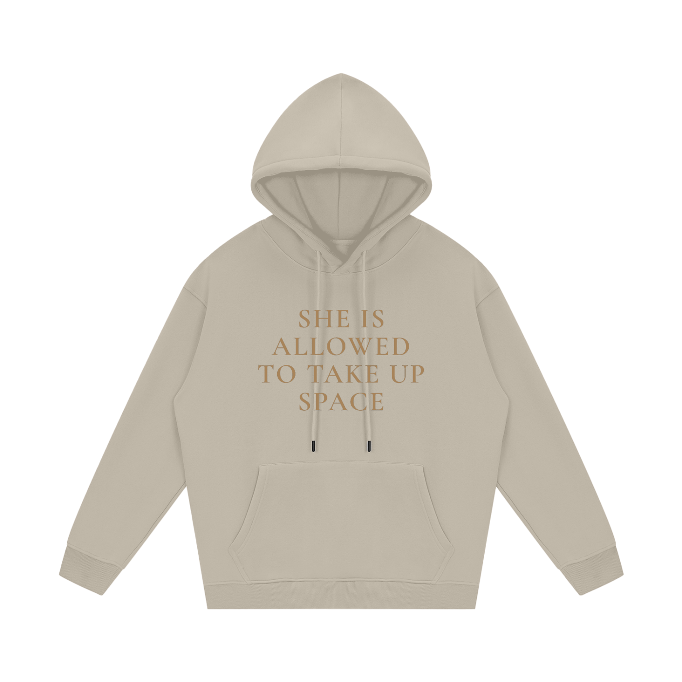 She Is Allowed To Take Up Space Fleece Hoodie