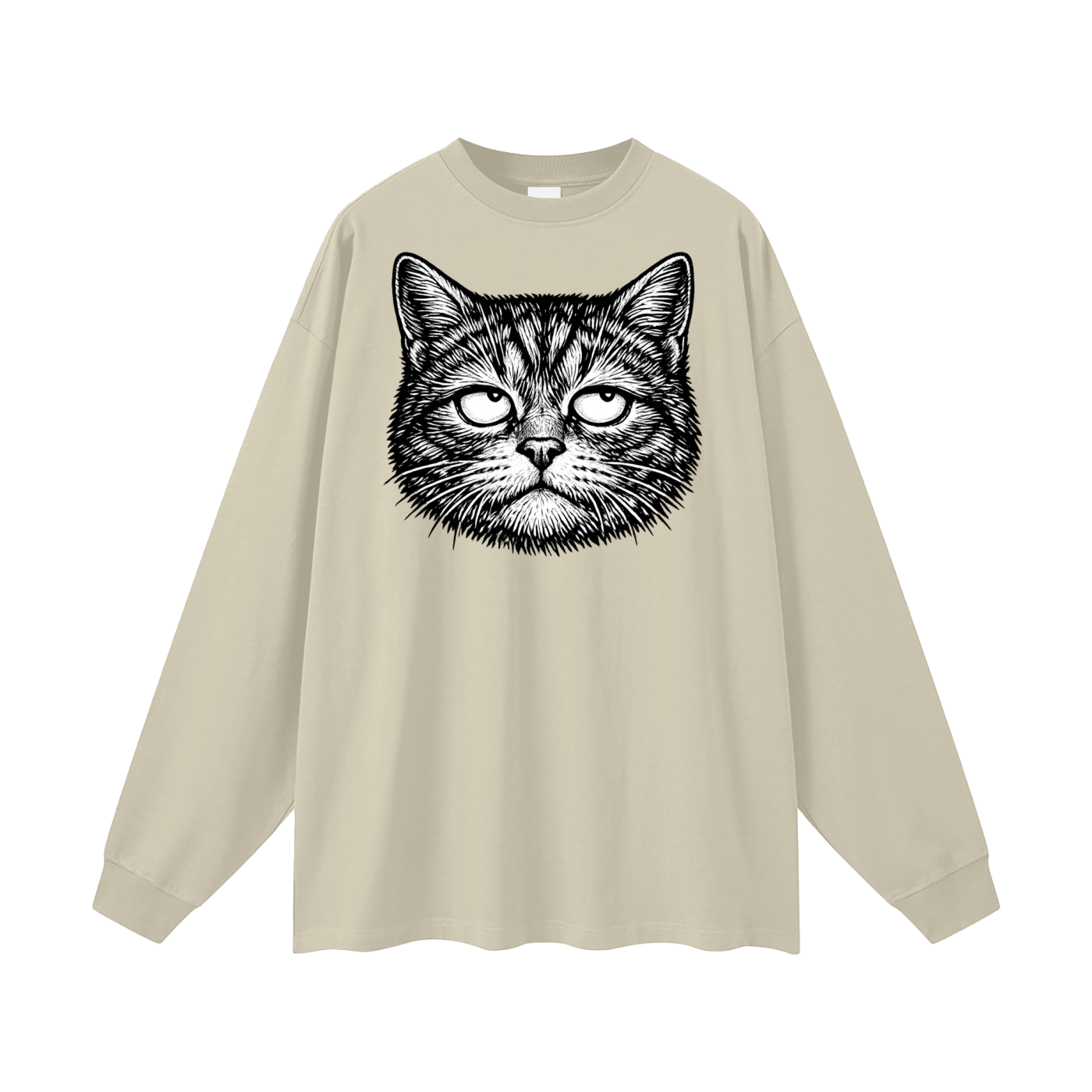 Unbothered Oversized Long Sleeve Tee