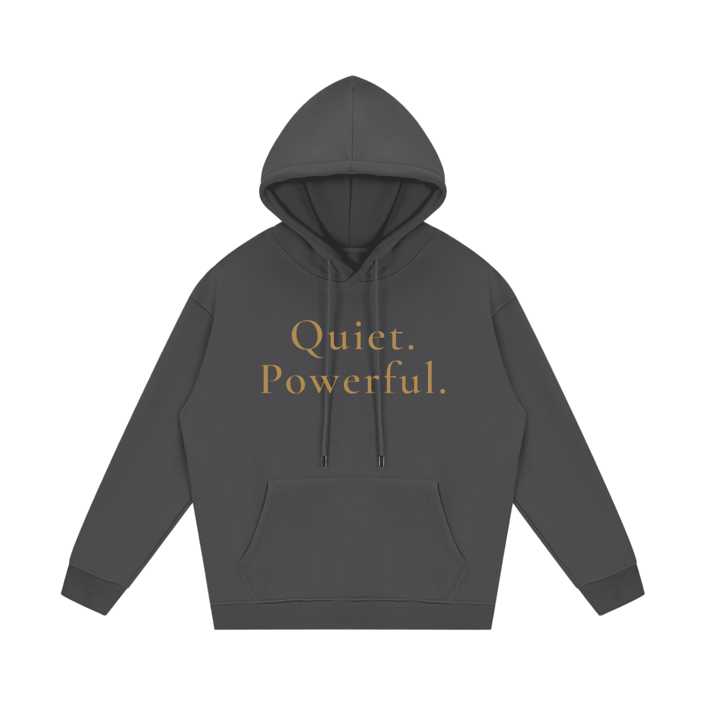 Quiet.  Powerful. Fleece Hoodie