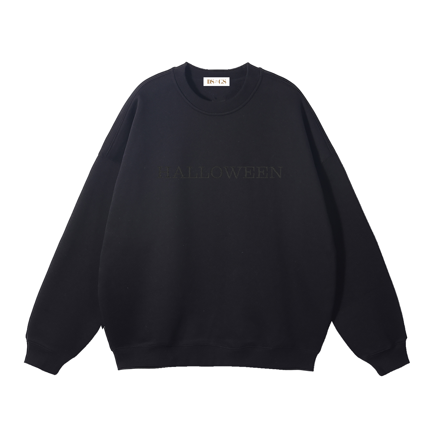 Halloween Embroidered Fleeced Crewneck