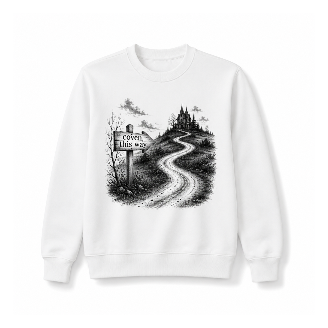 Coven This Way Oversized Crewneck Sweatshirt