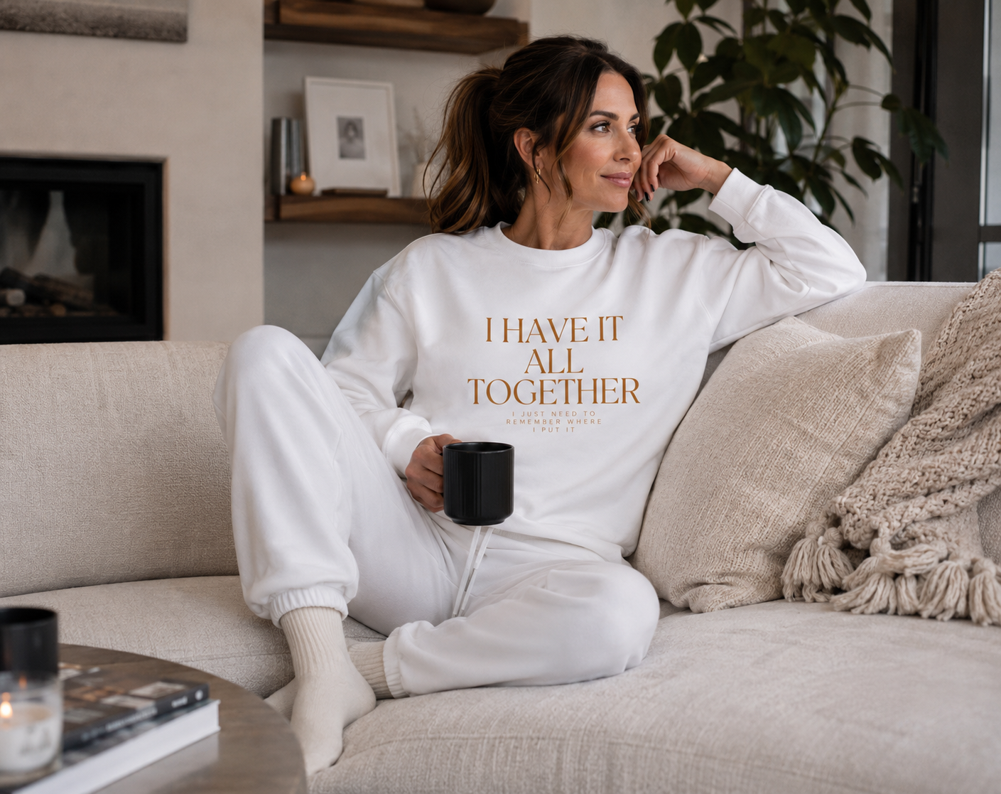 I Have It All Together Oversized Crewneck Sweatshirt