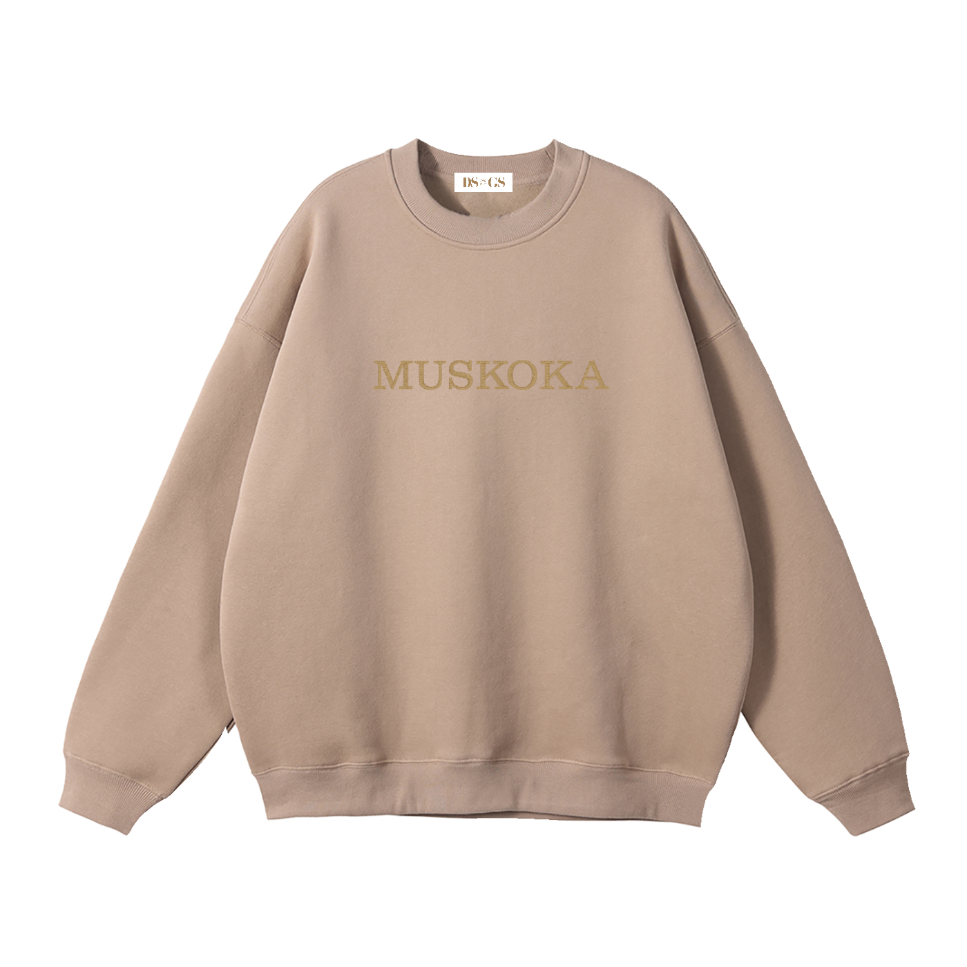 Muskoka Embroidered Fleeced Crewneck