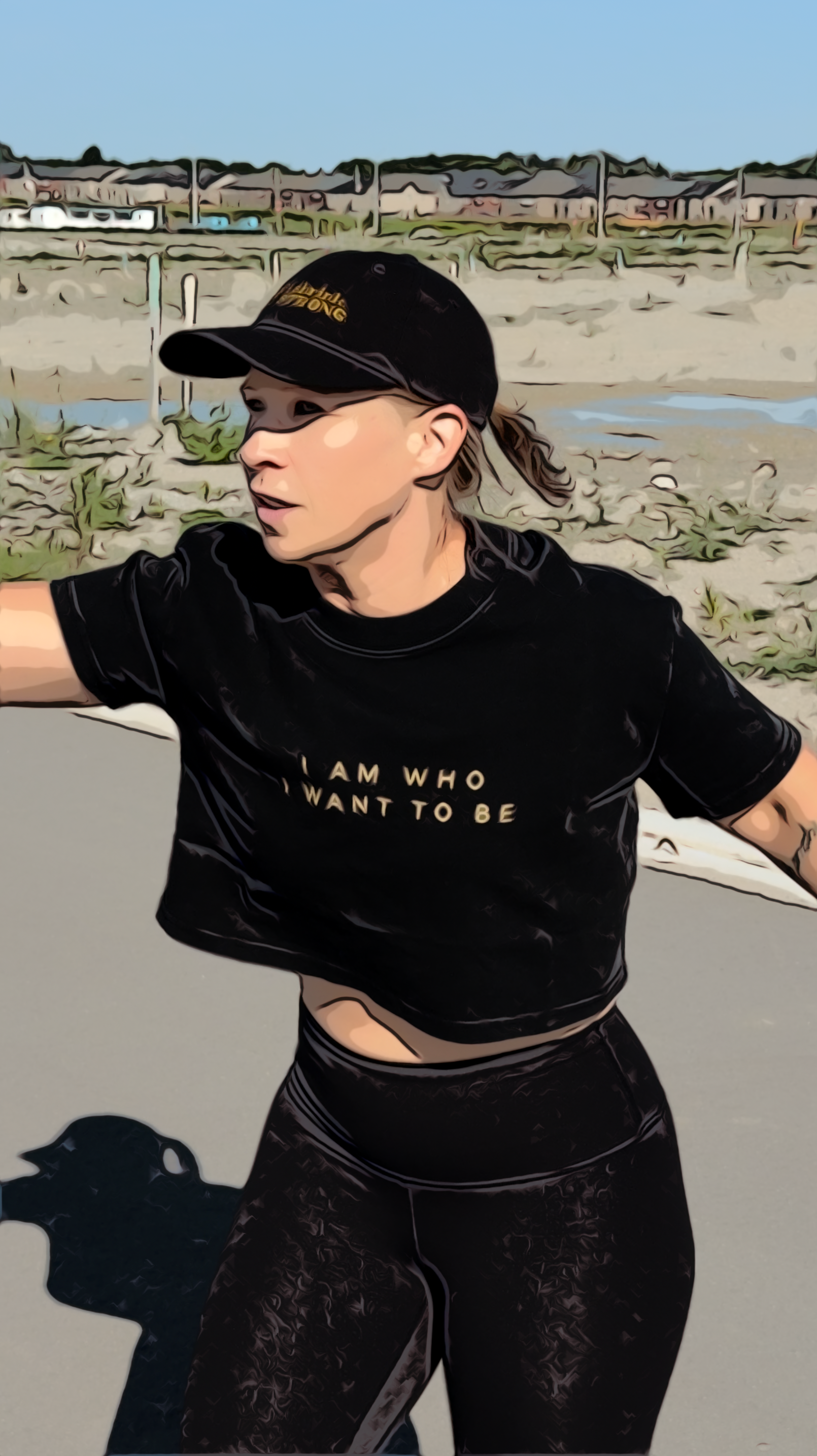 Who I Want To Be Cropped Boxy Tee