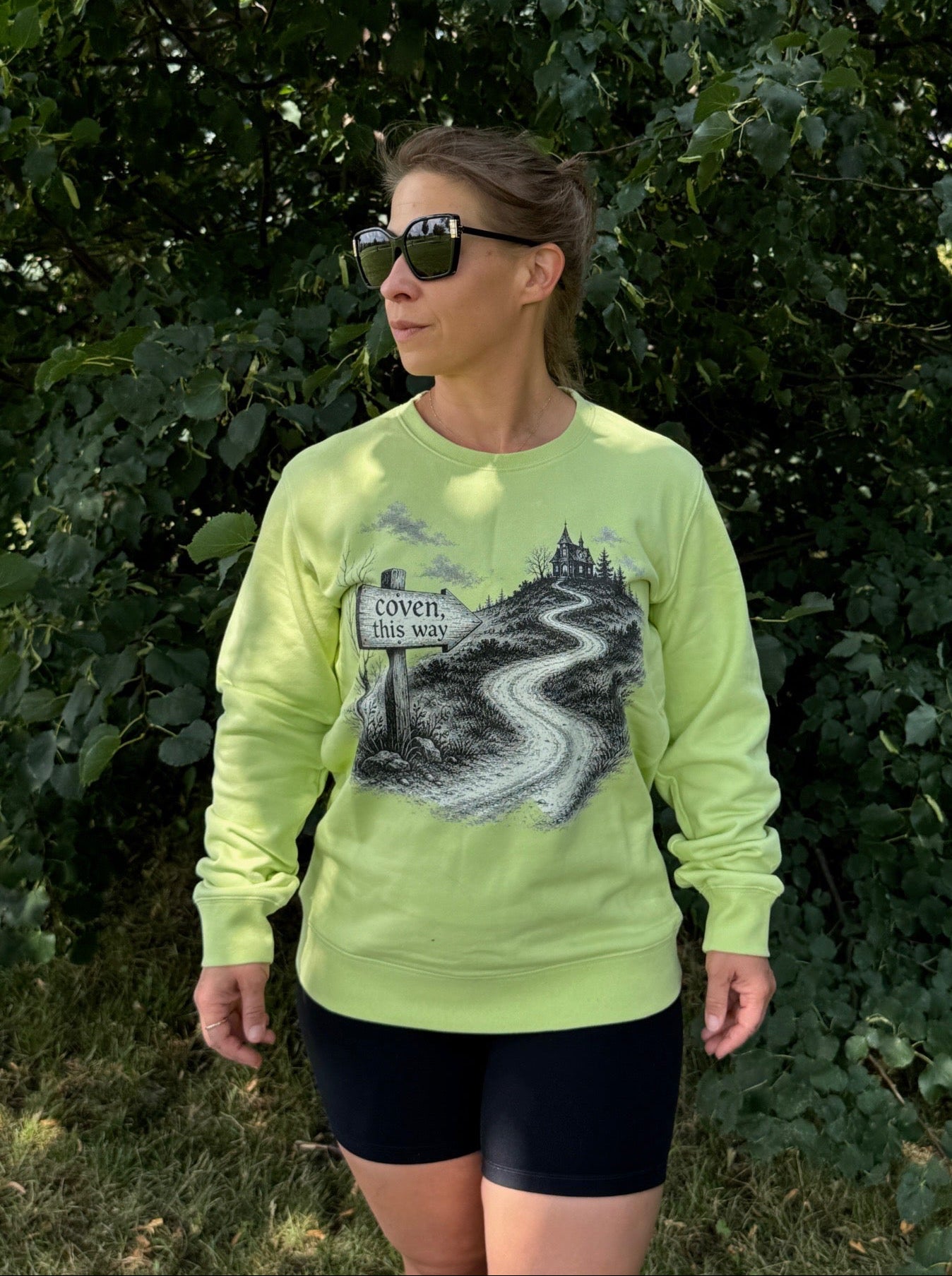 Coven This Way Oversized Crewneck Sweatshirt