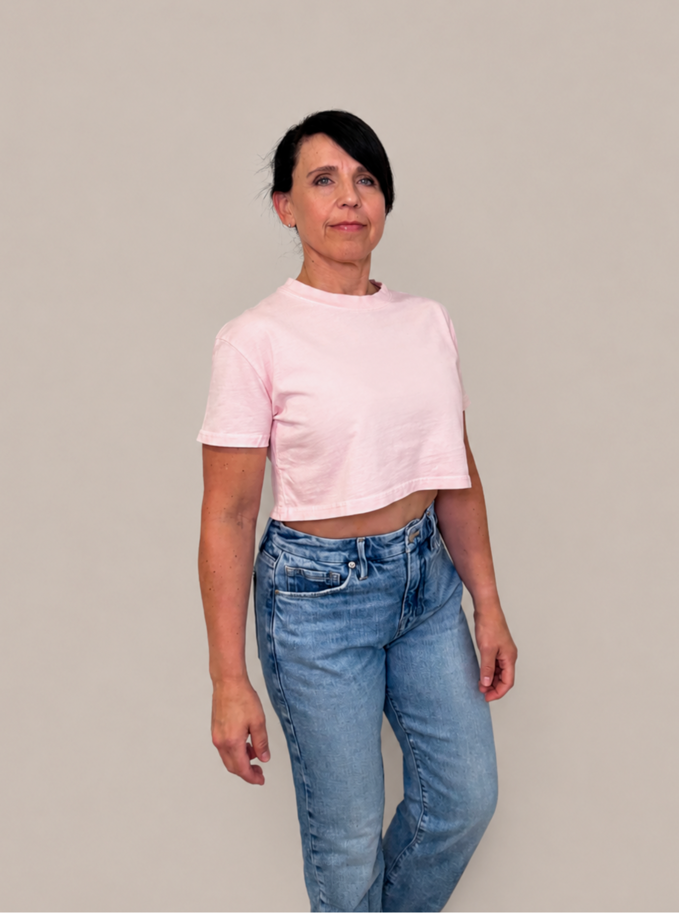 I Define Me Cropped Boxy Tee