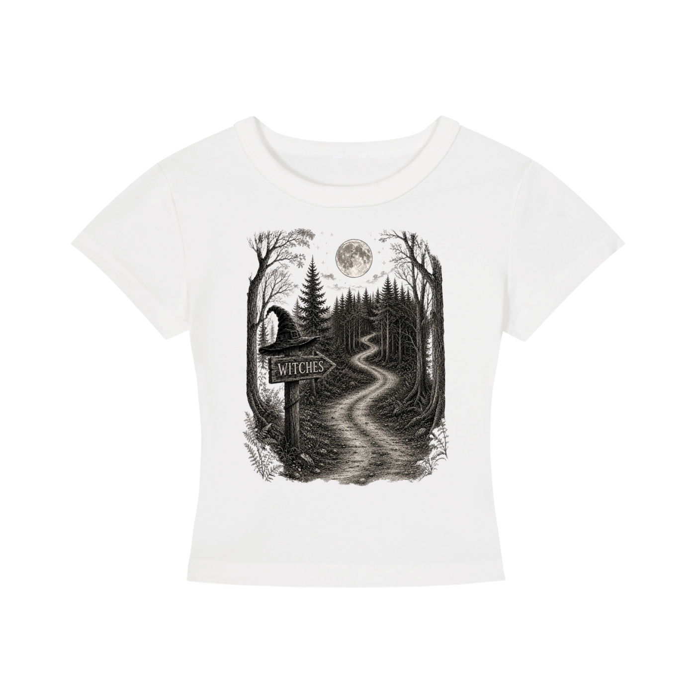 Witches Way Cropped Tee