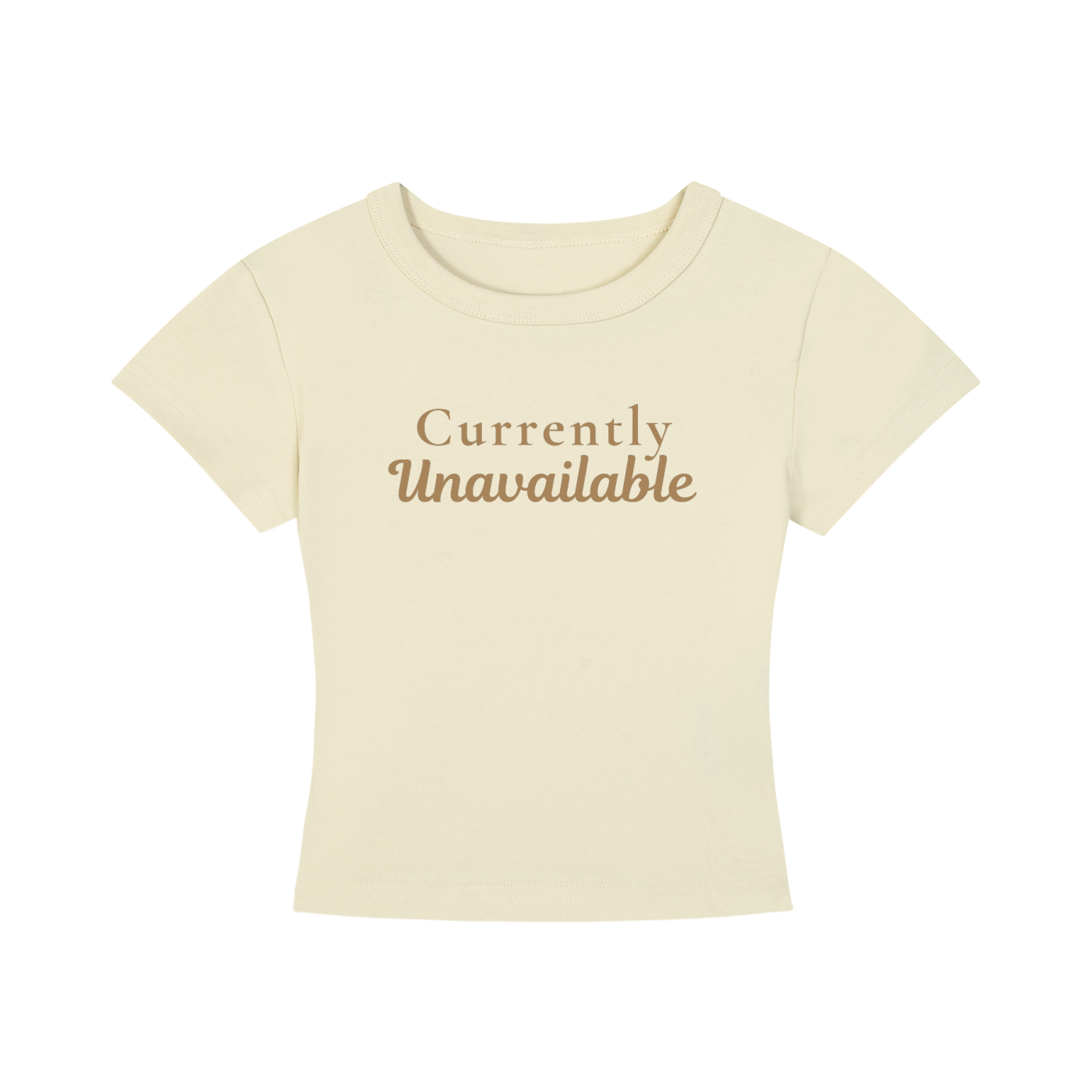 Currently Unavailable Cropped Tee