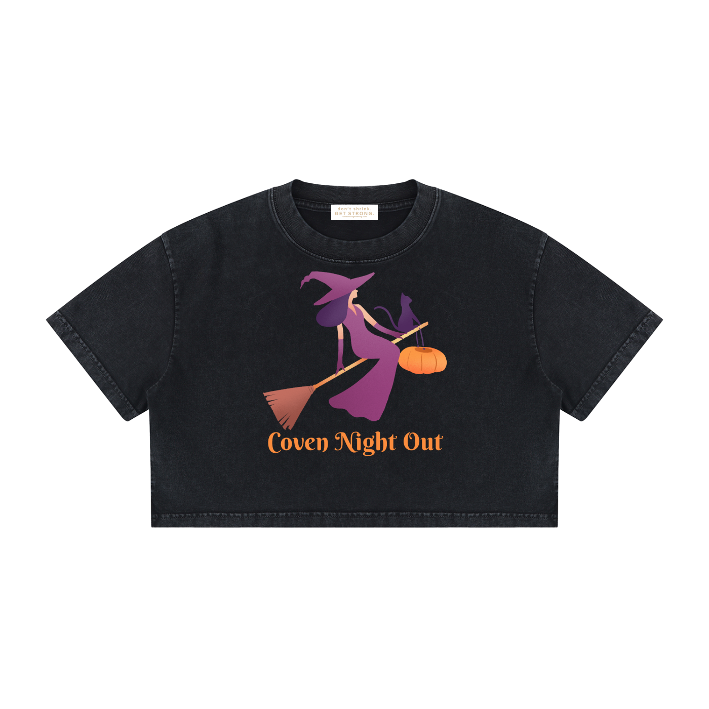 Coven Night Out Cropped Boxy Tee