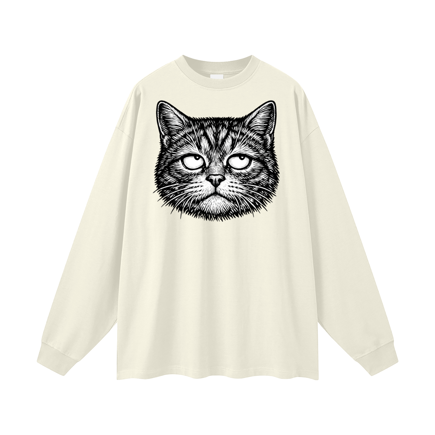 Unbothered Oversized Long Sleeve Tee