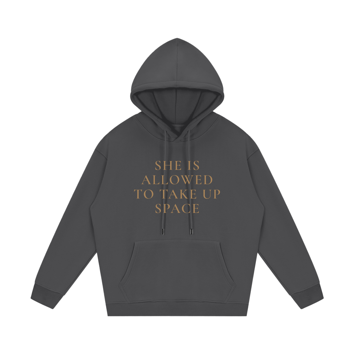 She Is Allowed To Take Up Space Fleece Hoodie