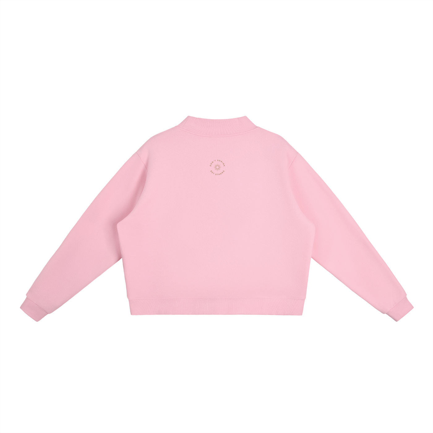 The Essential Mock-Neck Fleece Oversized Sweatshirt