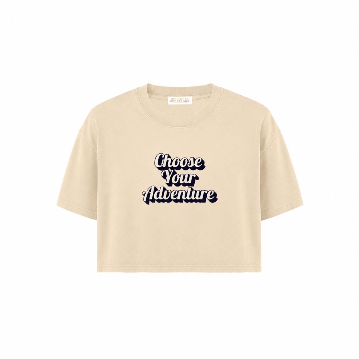 Choose Your Adventure Cropped Boxy Tee