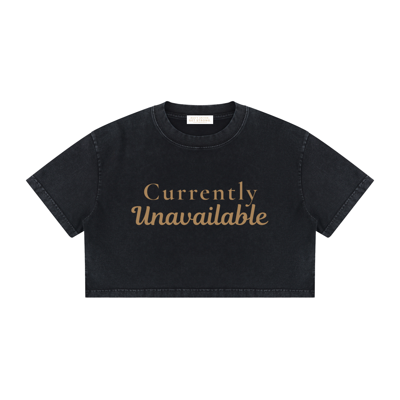 Currently Unavailable Cropped Boxy Tee