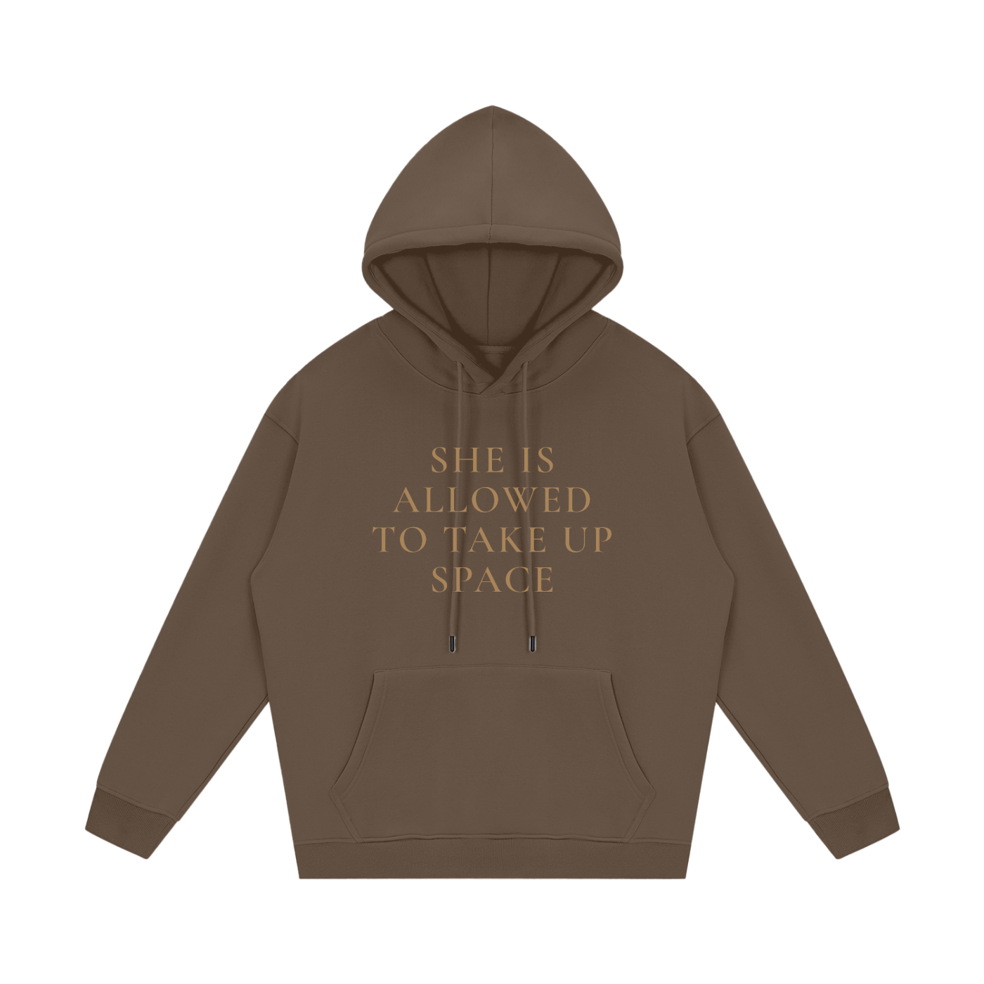 She Is Allowed To Take Up Space Fleece Hoodie