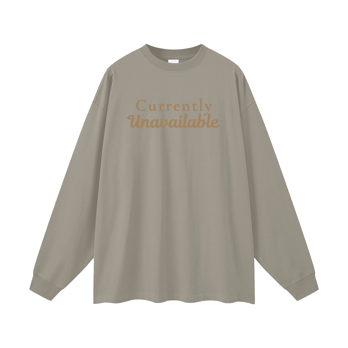 Currently Unavailable Oversized Long Sleeve Tee