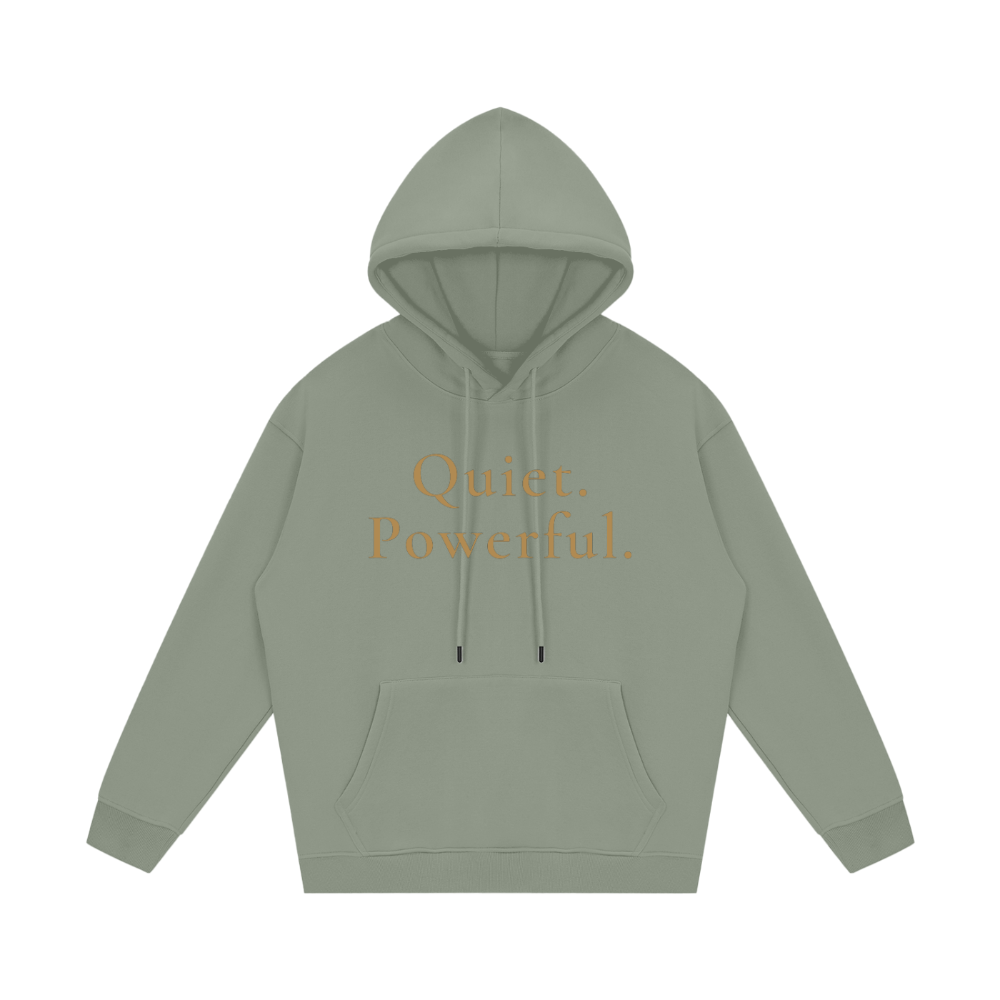 Quiet.  Powerful. Fleece Hoodie