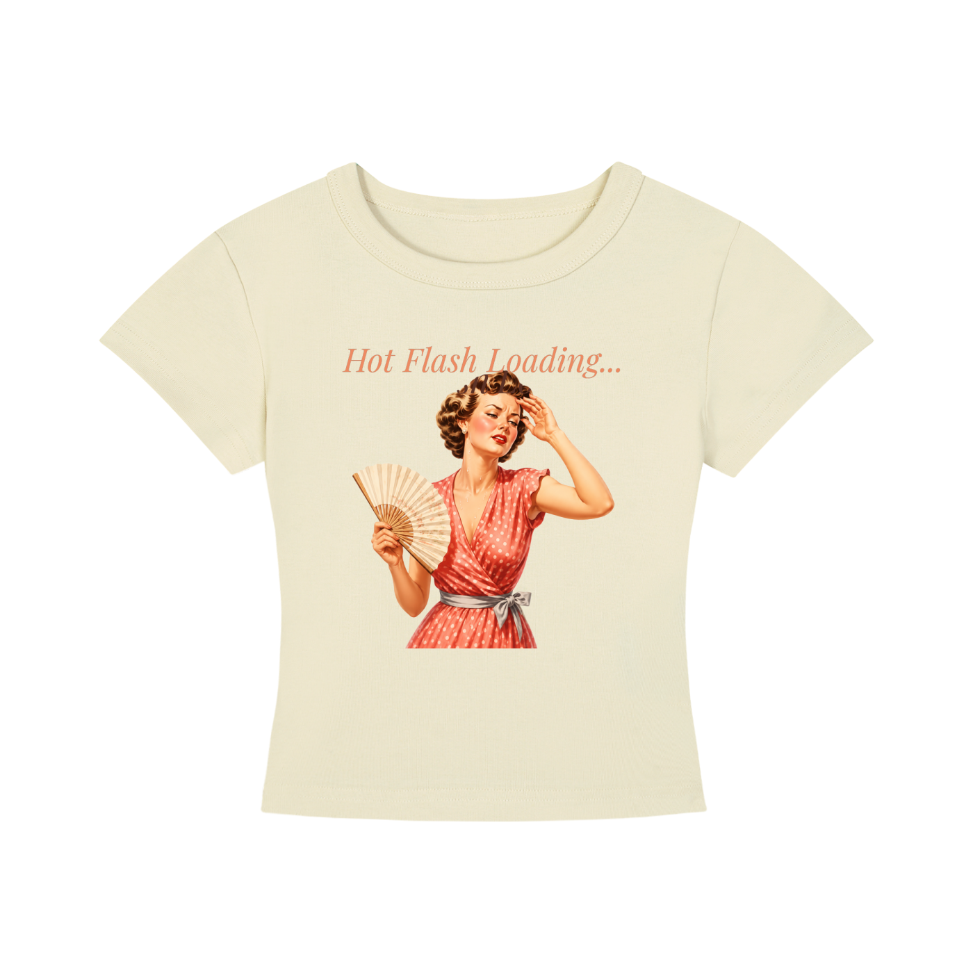 Hot Flash Loading Cropped Tee