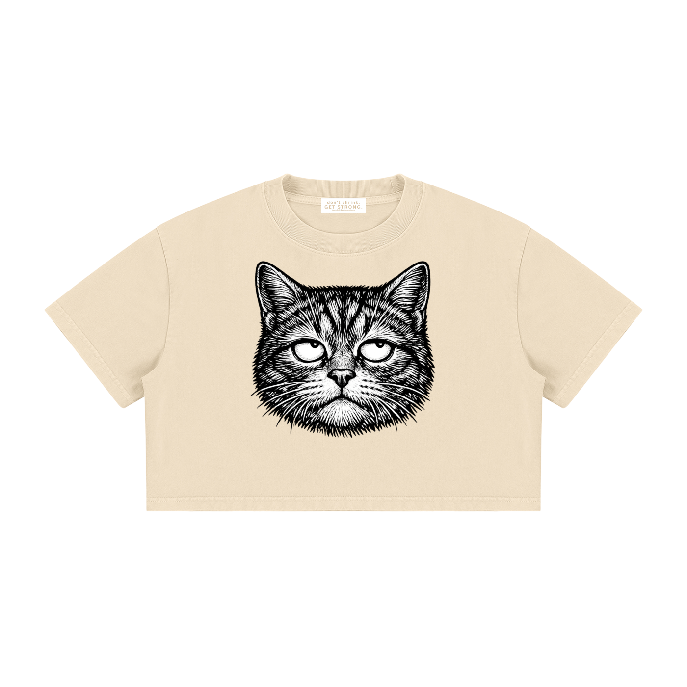 Unbothered Cropped Boxy Tee