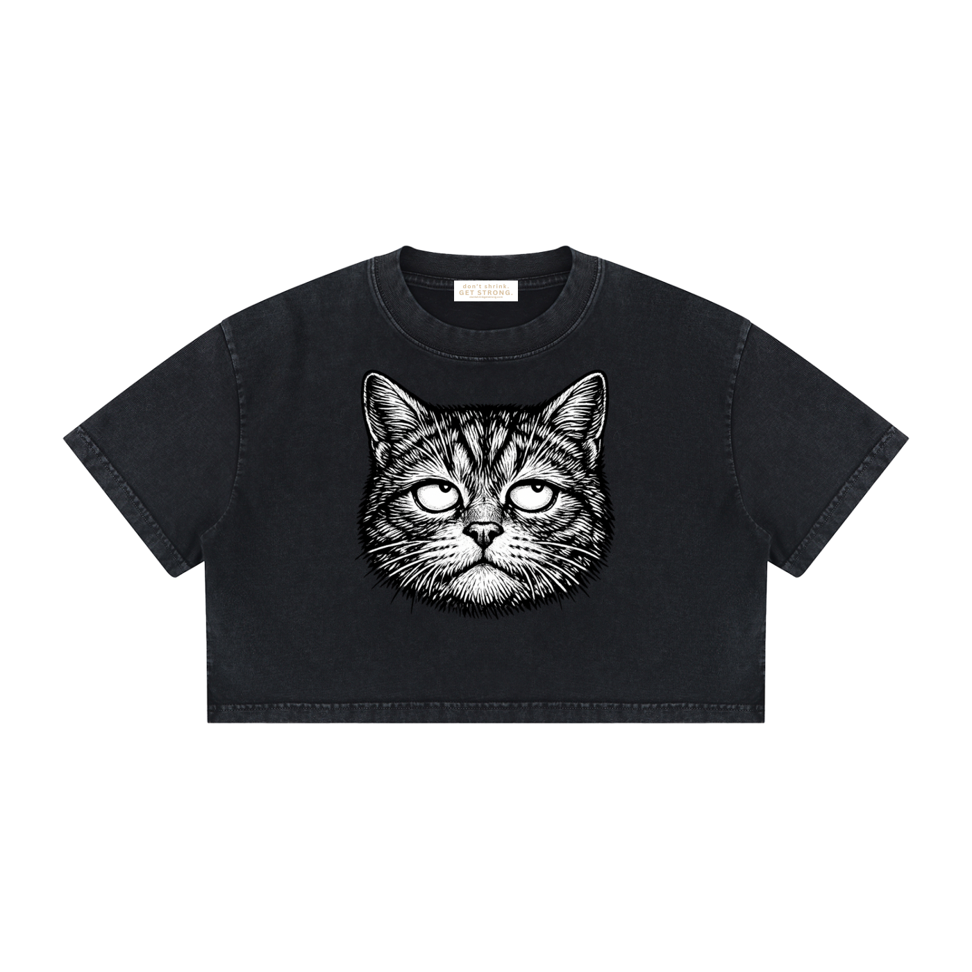Unbothered Cropped Boxy Tee