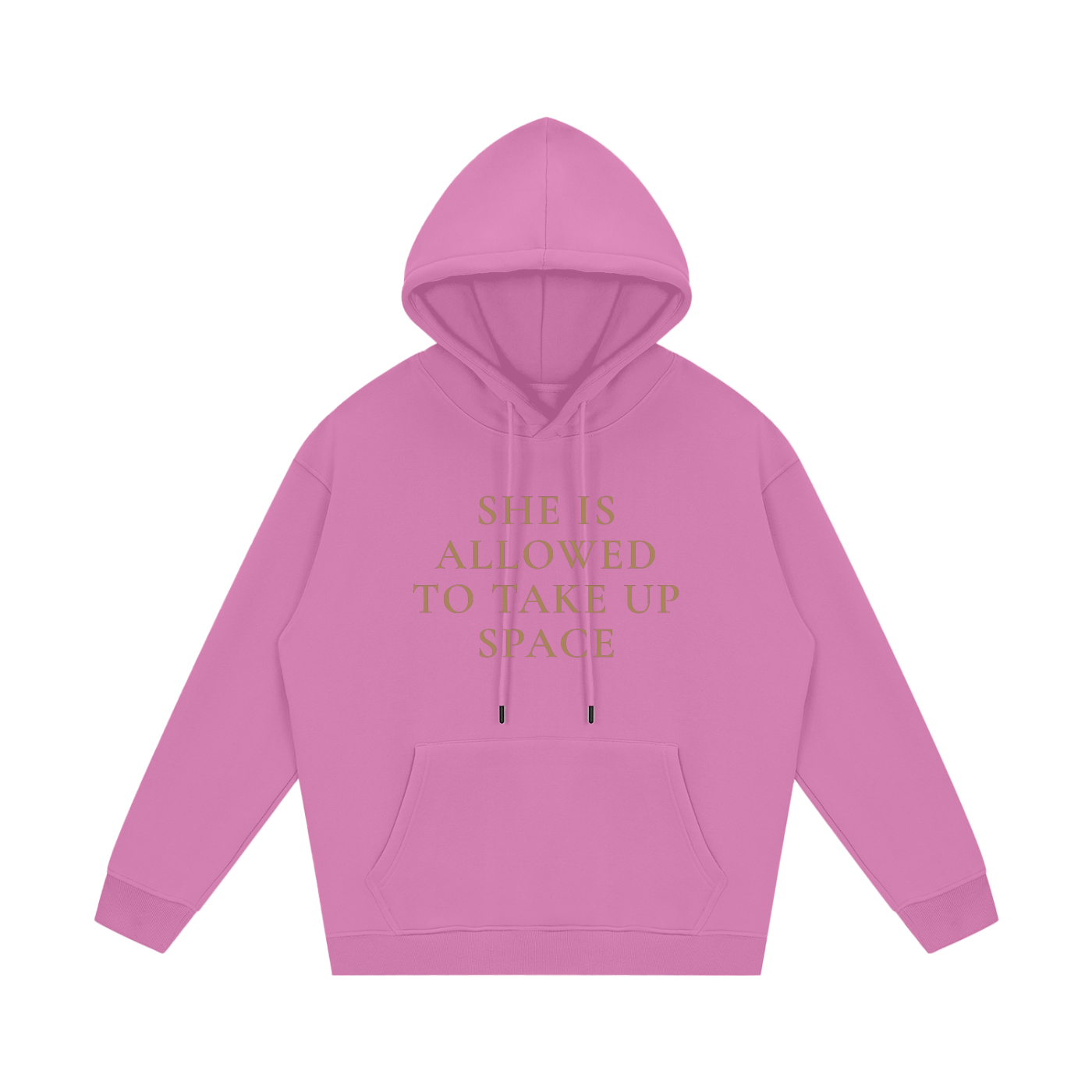 She Is Allowed To Take Up Space Fleece Hoodie