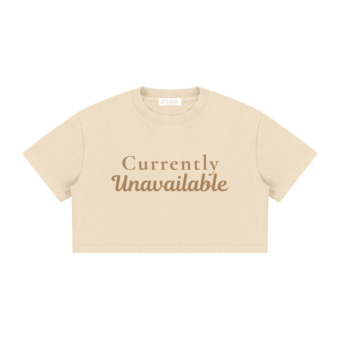 Currently Unavailable Cropped Boxy Tee