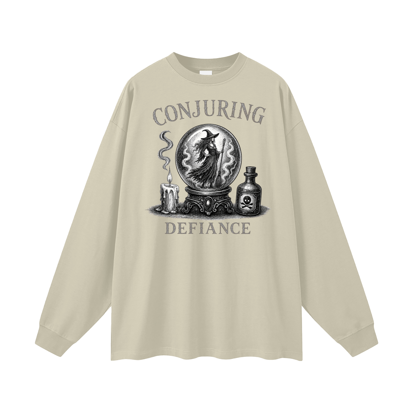 Conjuring Defiance Oversized Long Sleeve Tee