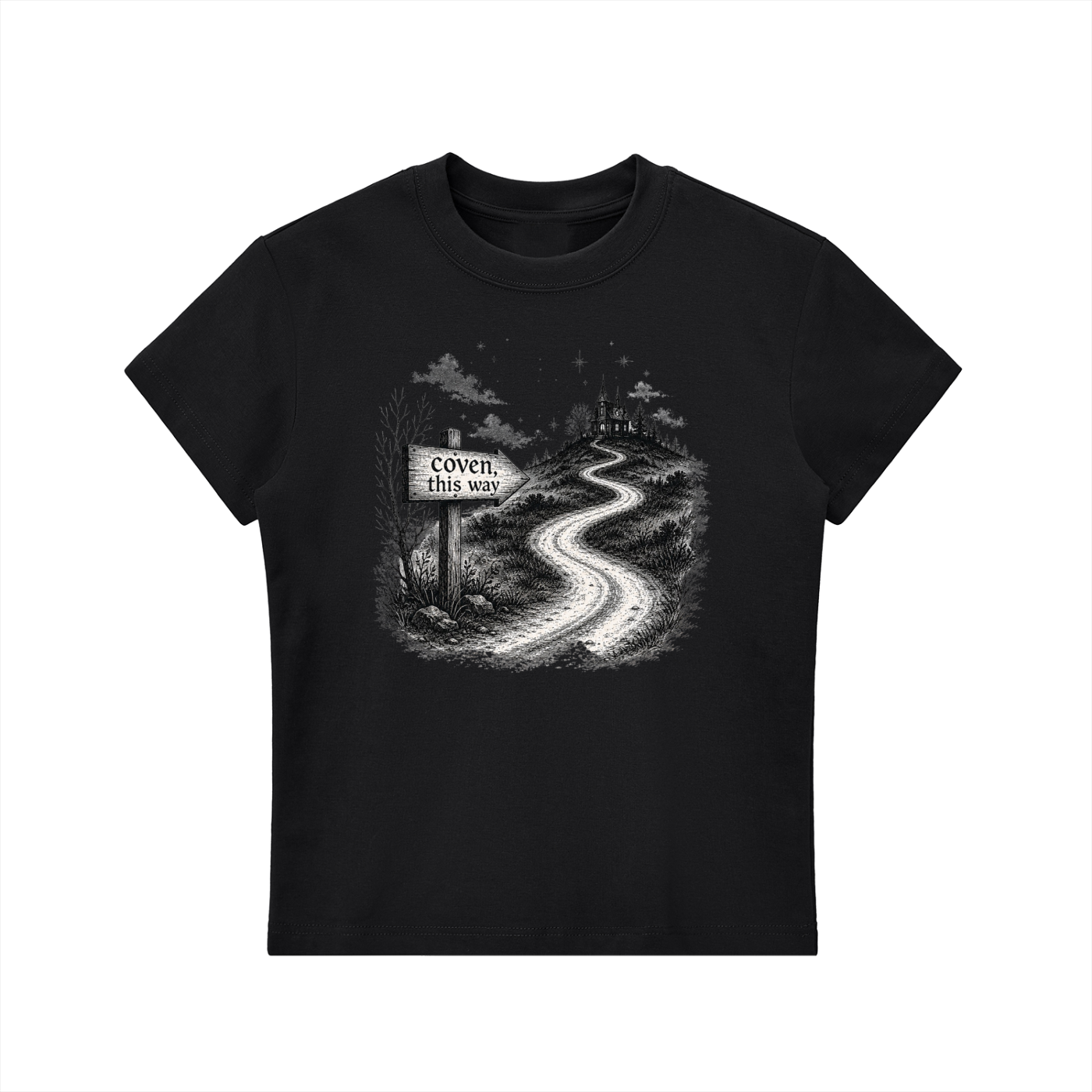 Coven This Way Contour Fit Tee