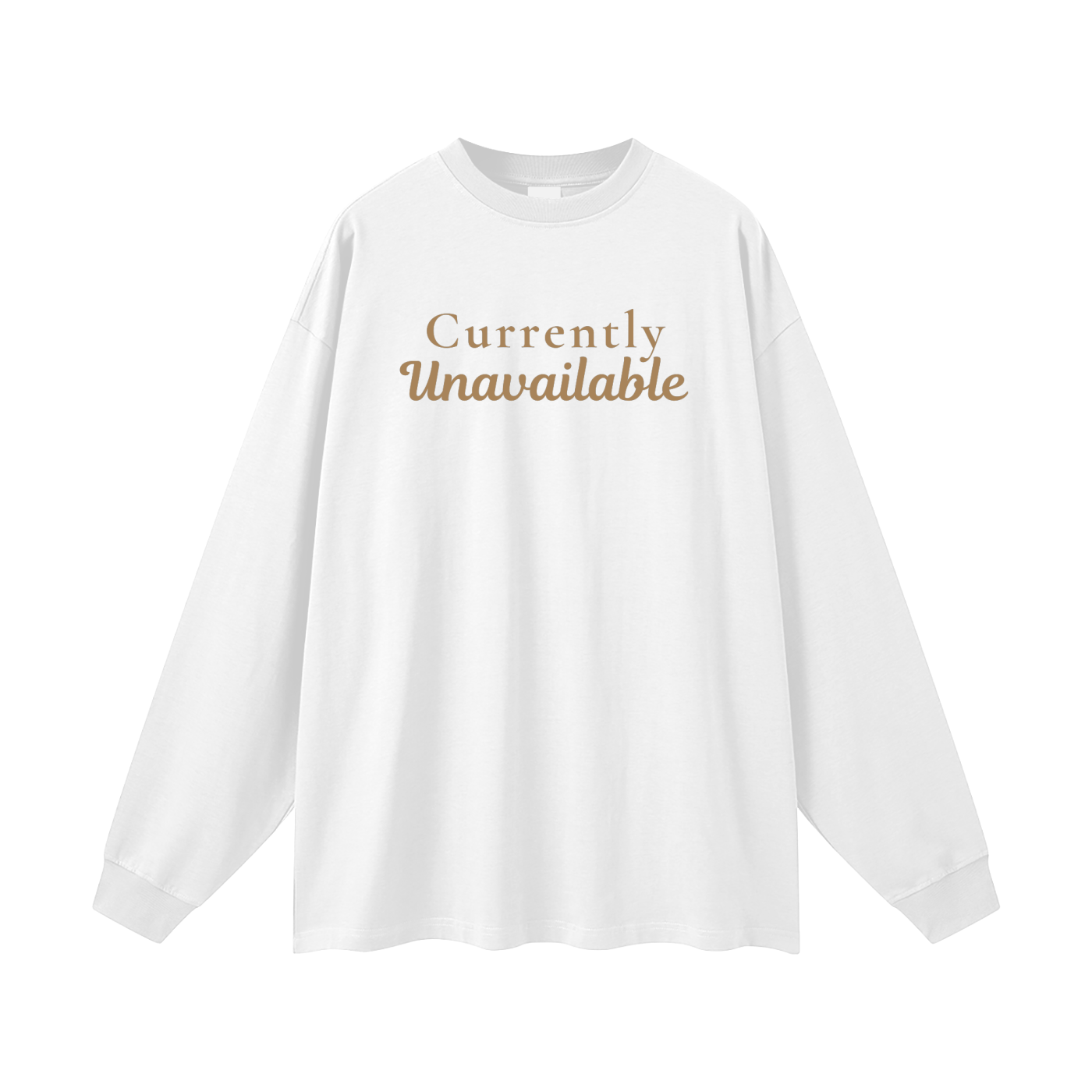 Currently Unavailable Oversized Long Sleeve Tee