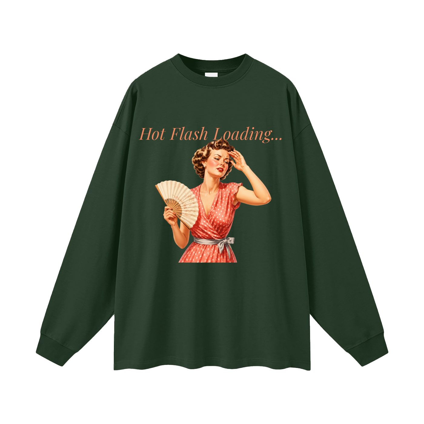 Hot Flash Loading Oversized Long Sleeve Tee