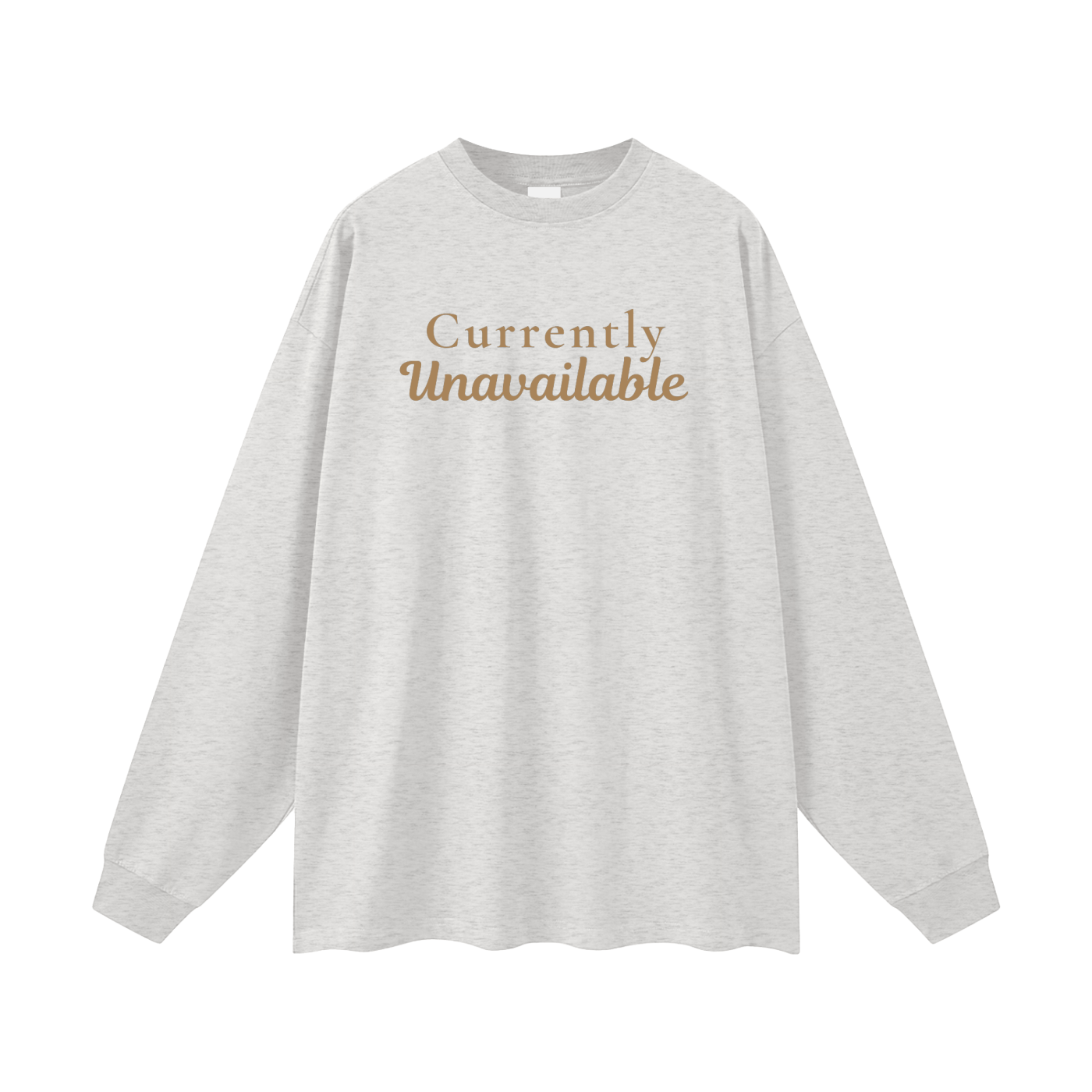 Currently Unavailable Oversized Long Sleeve Tee