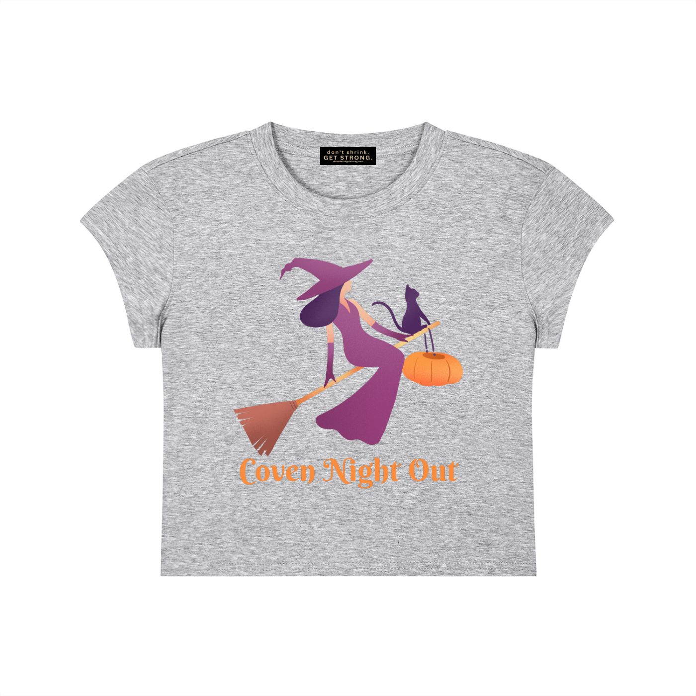 Coven Night Out Capped Sleeve Crop Tee