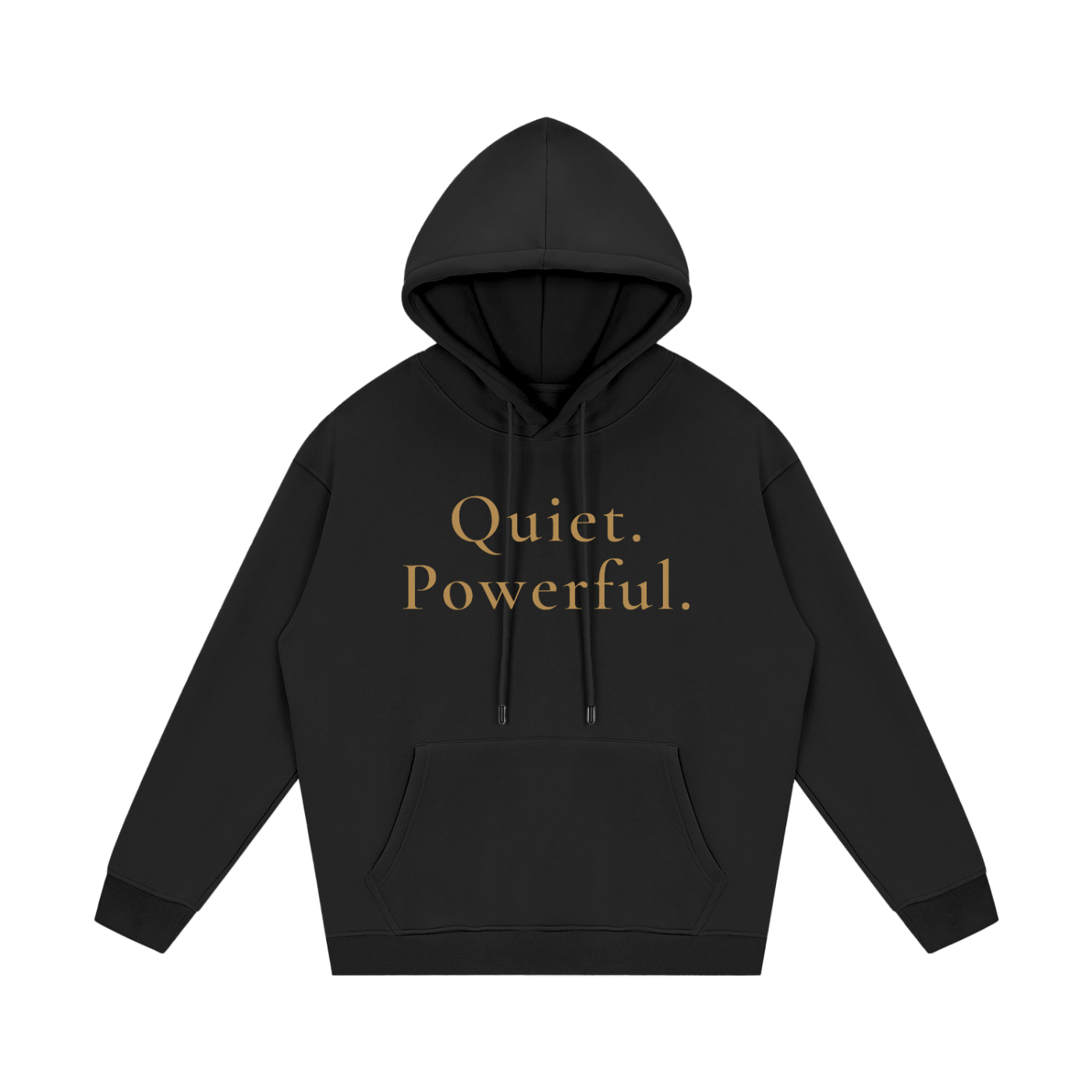 Quiet.  Powerful. Fleece Hoodie