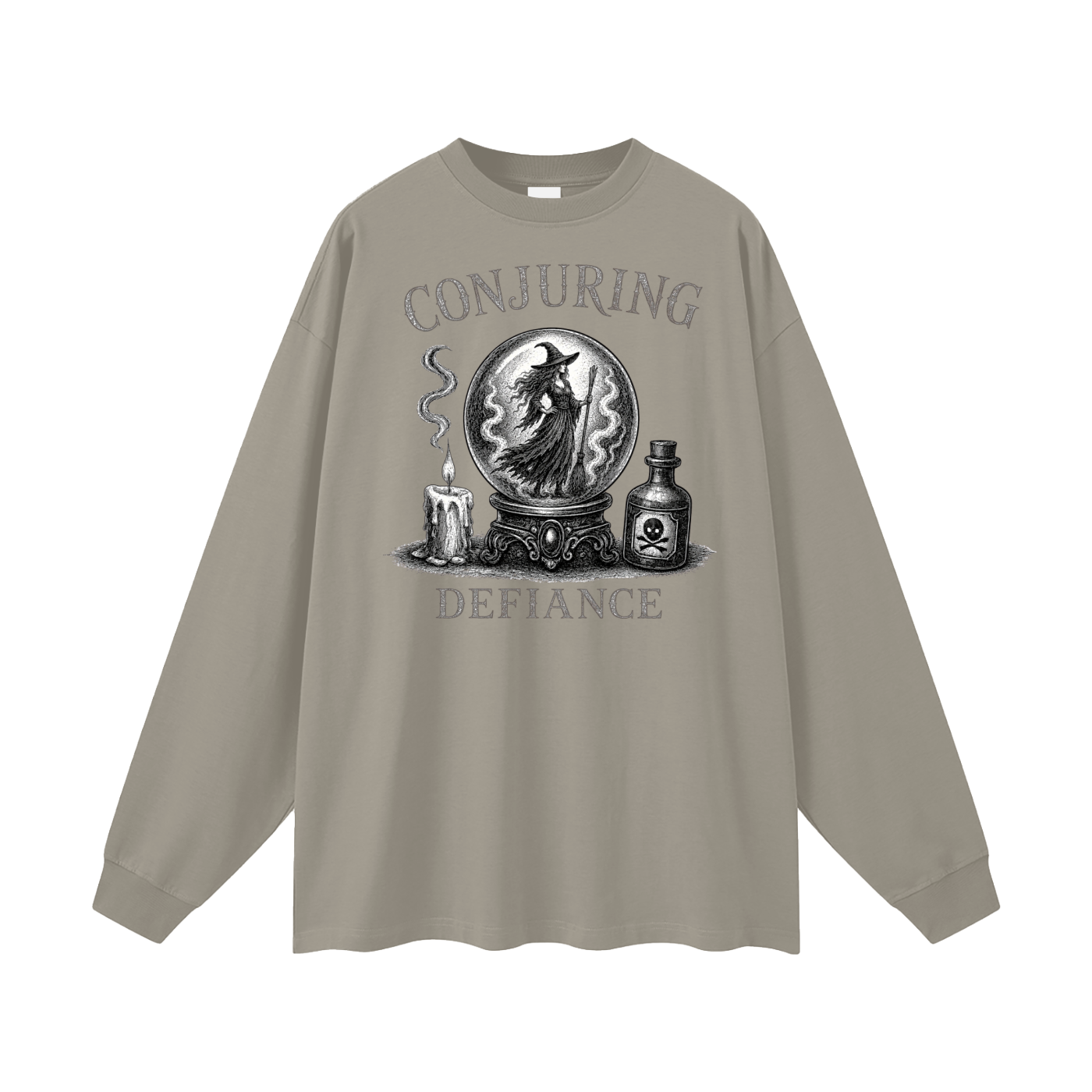 Conjuring Defiance Oversized Long Sleeve Tee