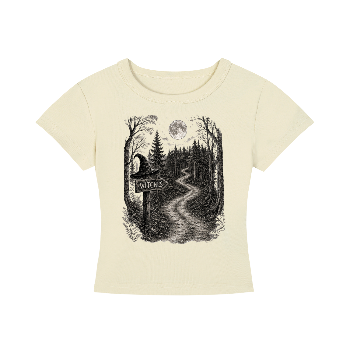 Witches Way Cropped Tee