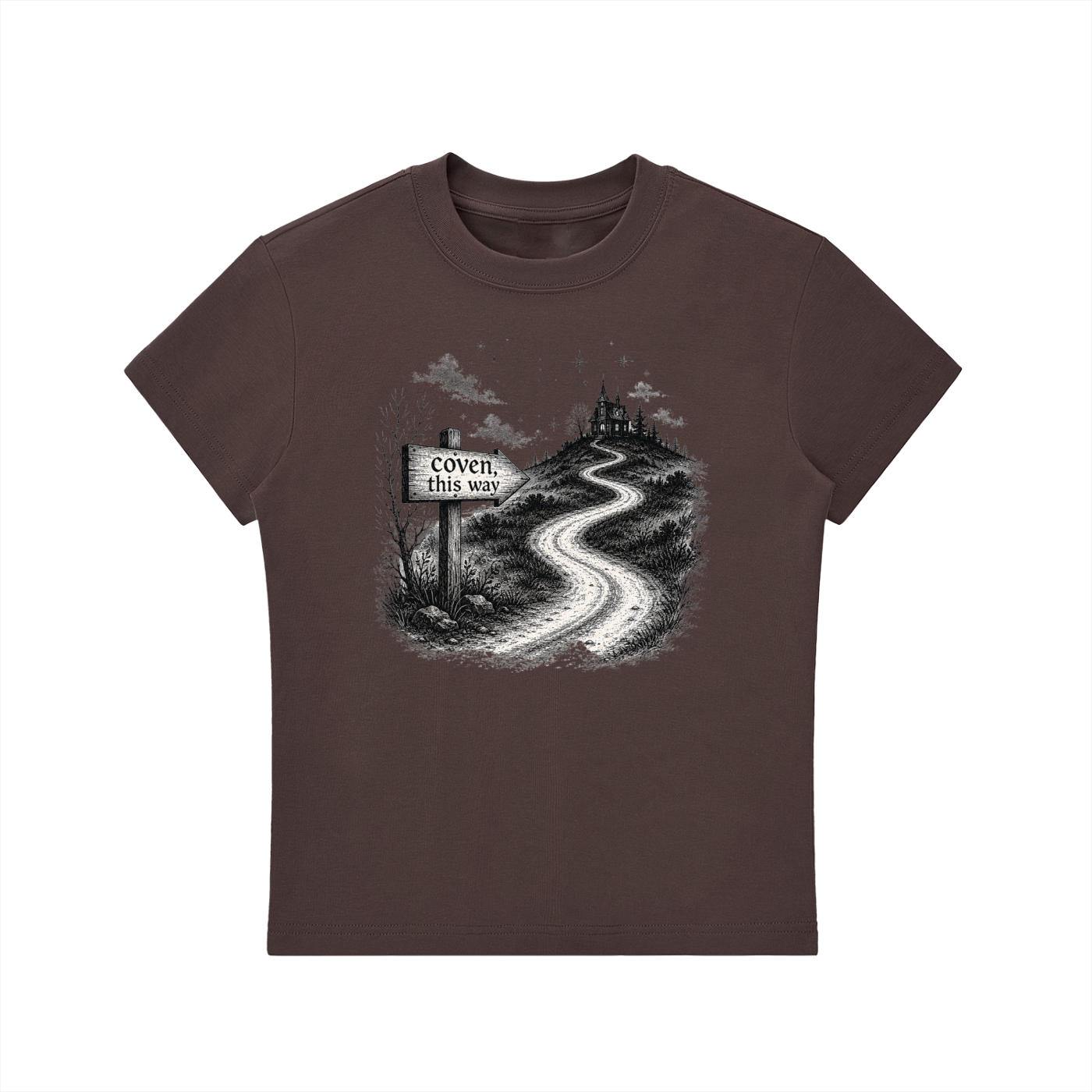 Coven This Way Contour Fit Tee