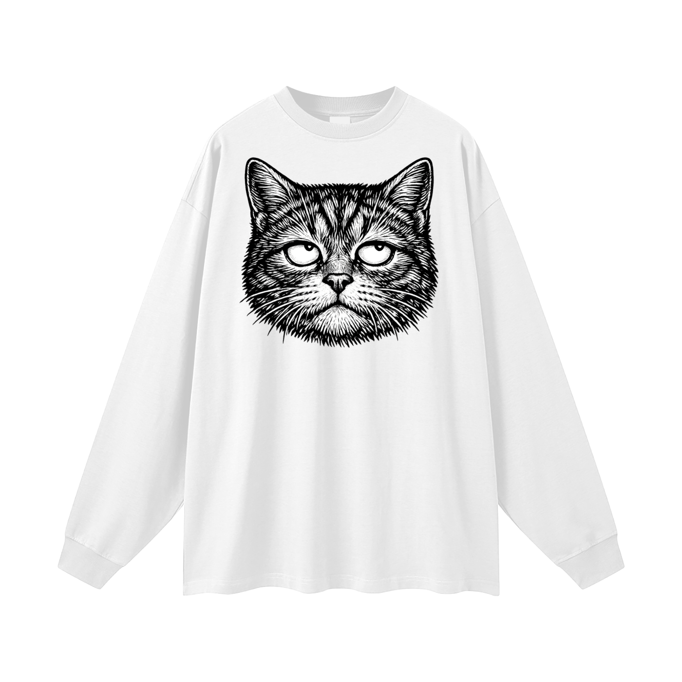 Unbothered Oversized Long Sleeve Tee