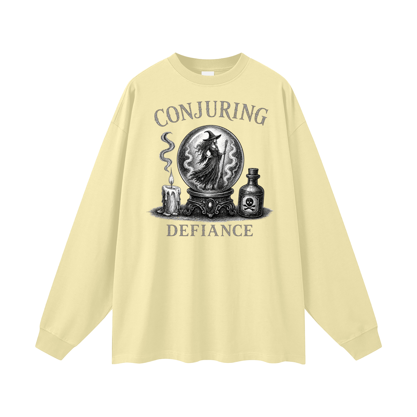 Conjuring Defiance Oversized Long Sleeve Tee