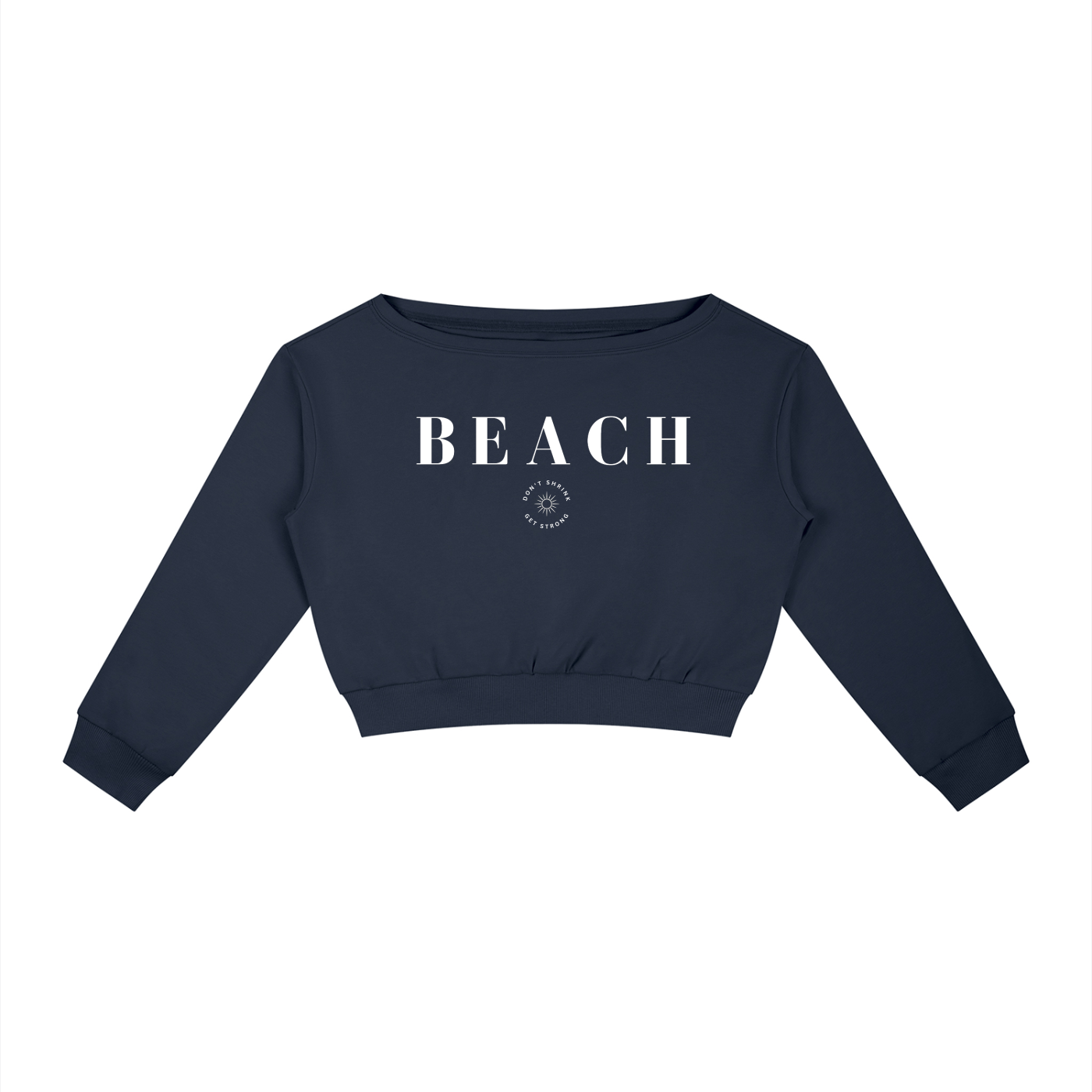 Coastal Off-Shoulder Sweatshirt