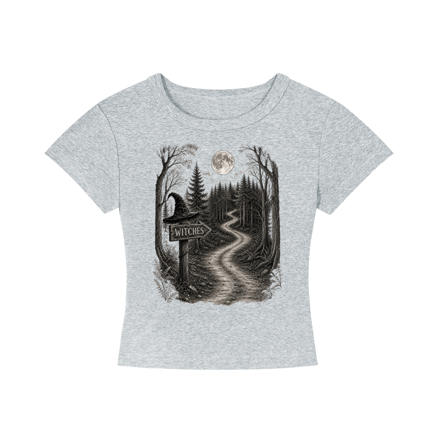 Witches Way Cropped Tee
