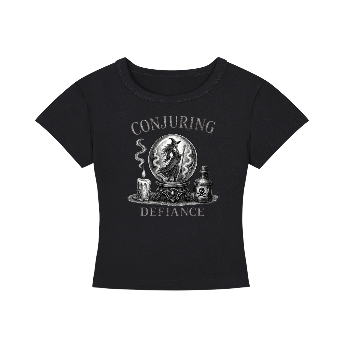 Conjuring Defiance Cropped Tee