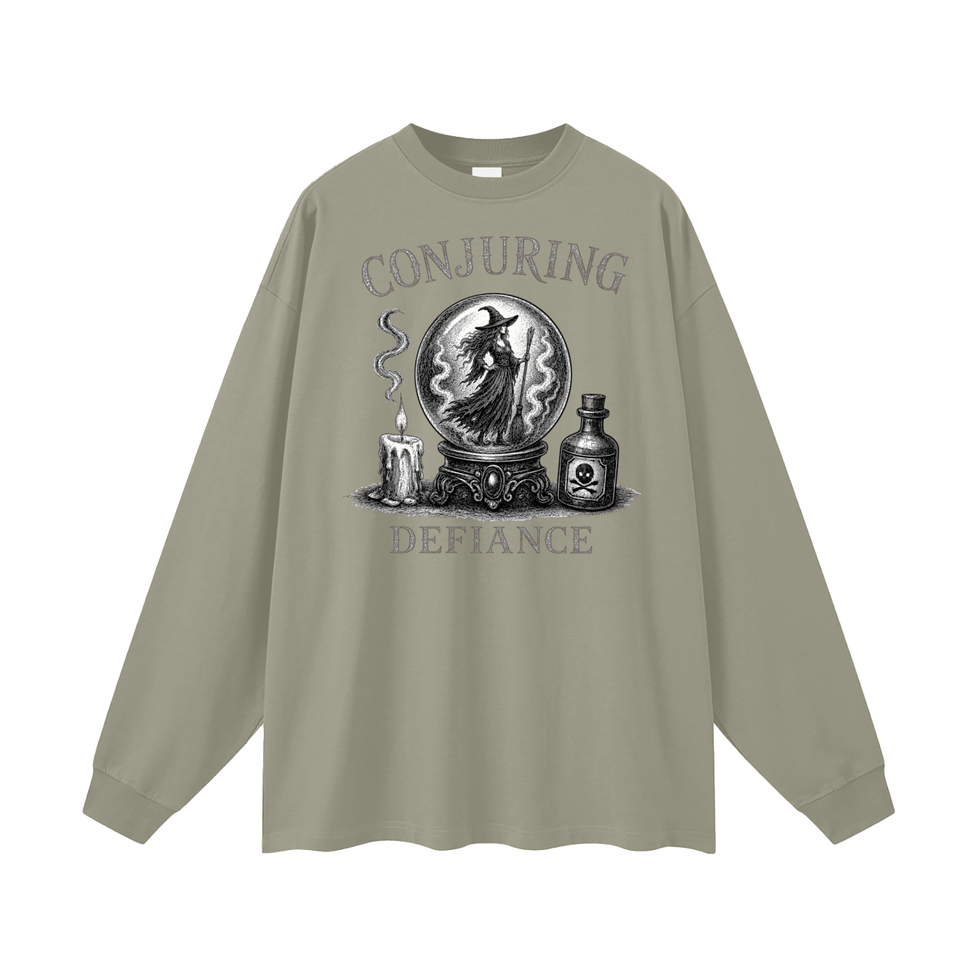 Conjuring Defiance Oversized Long Sleeve Tee