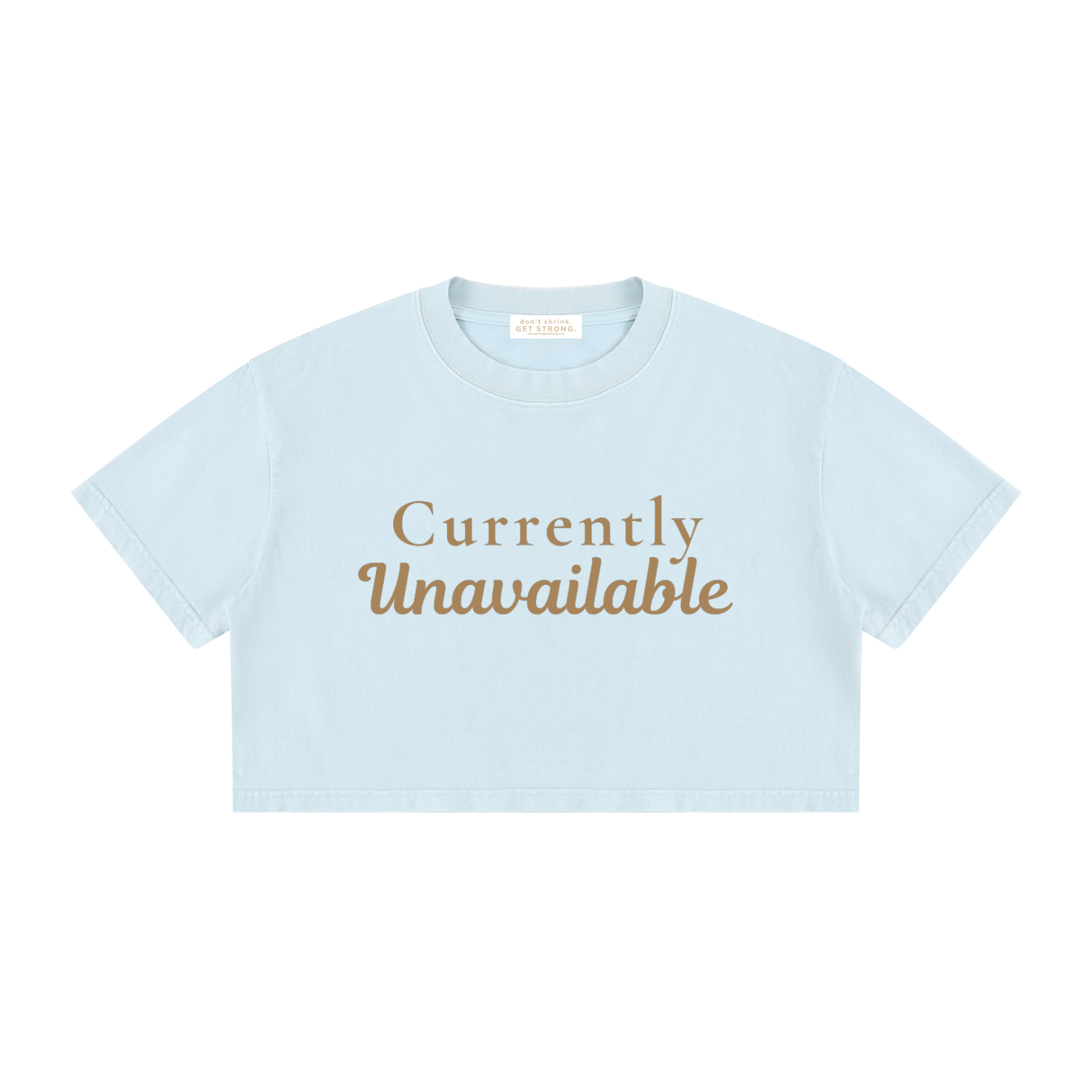 Currently Unavailable Cropped Boxy Tee