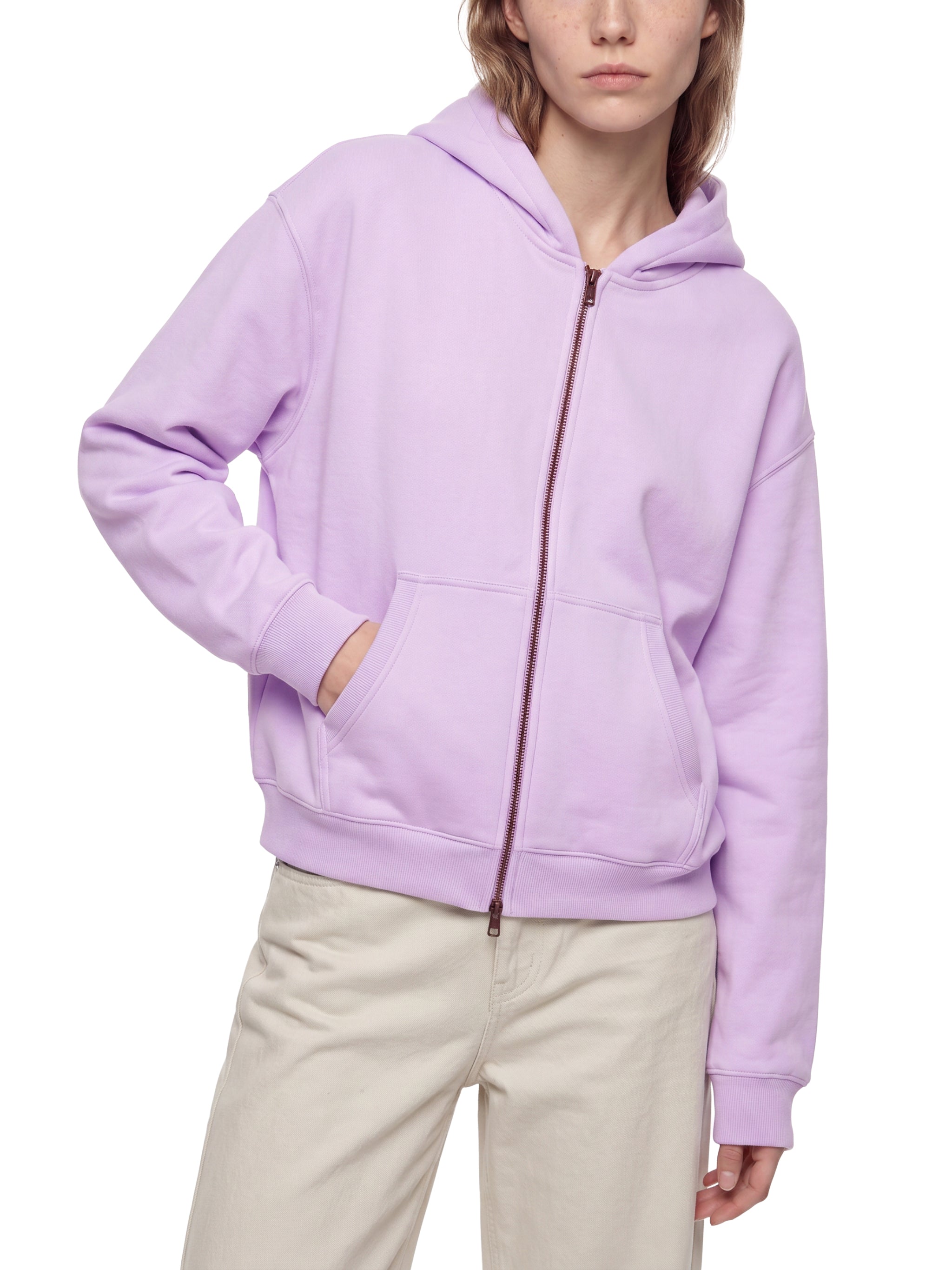 Private Label Oversized Fleece Zip Hoodie